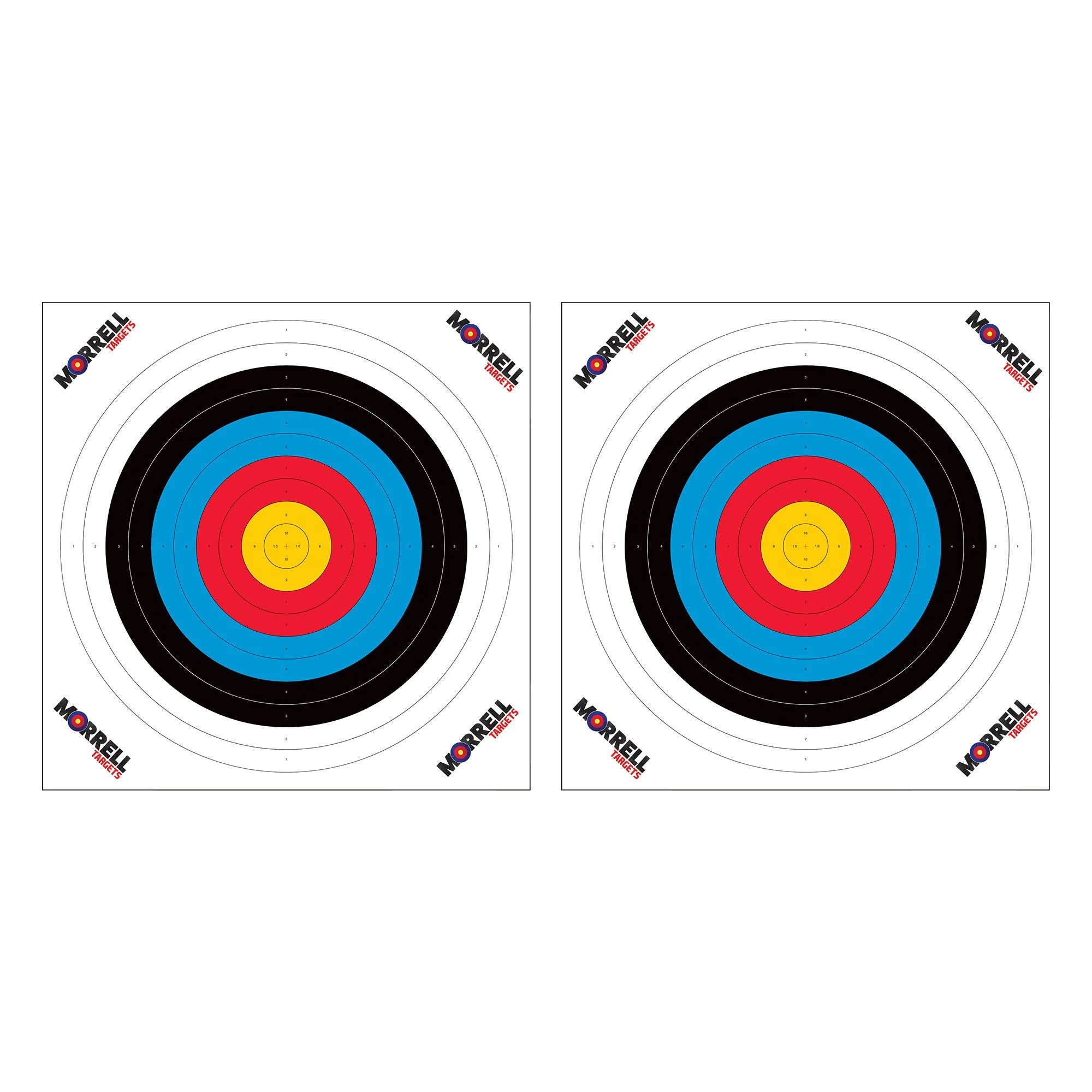 Morrell Targets 100 Pieces Thin Paper Archery Target with Card Stock, 2 Pack