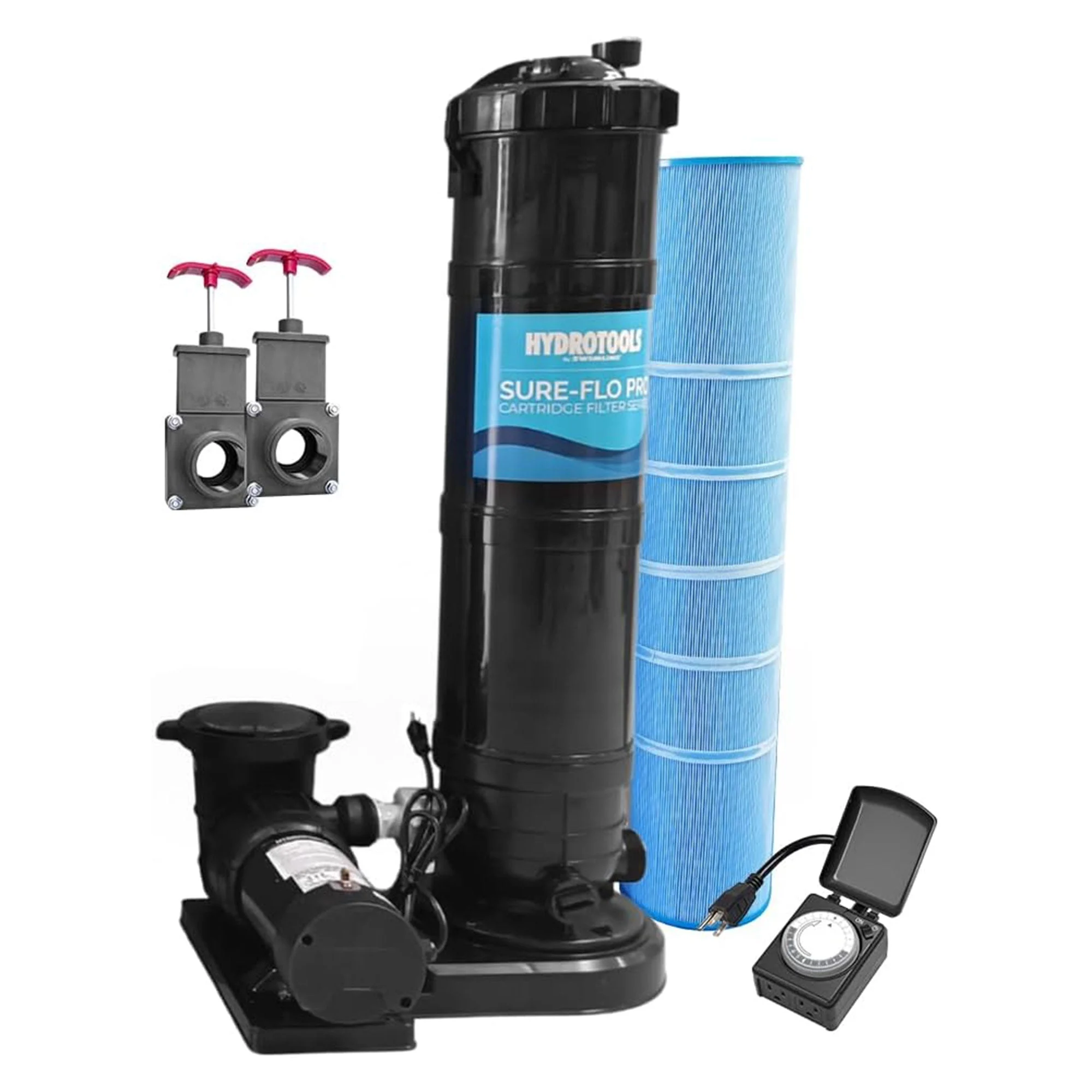 Swimline Hydrotools Cartridge Filter Pump for Above & Inground Pools, 150 Sq Ft