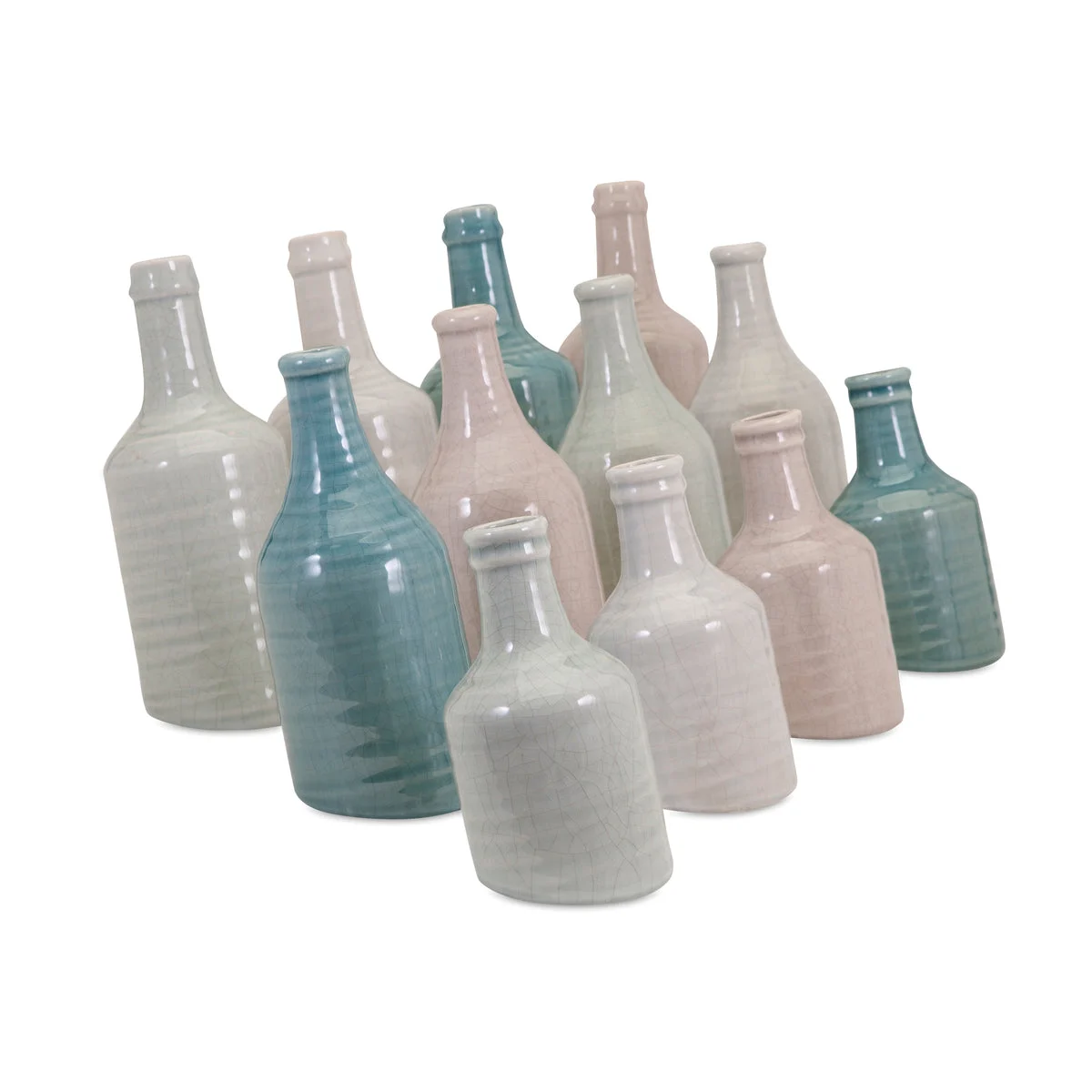IMAX Worldwide Home Sadler Mini Vases - Set of 12