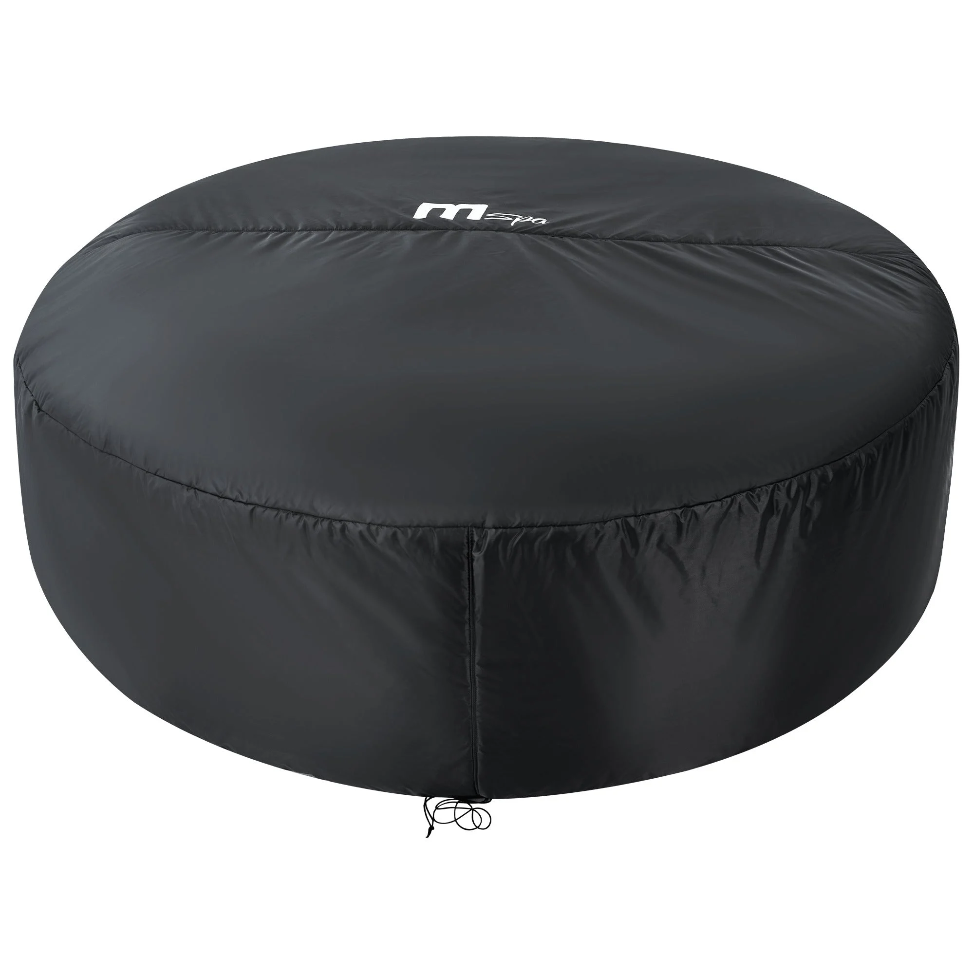 MSpa Round Thermal Cover with Snug Fit Design for Outdoor 6 Person Spas, Grey