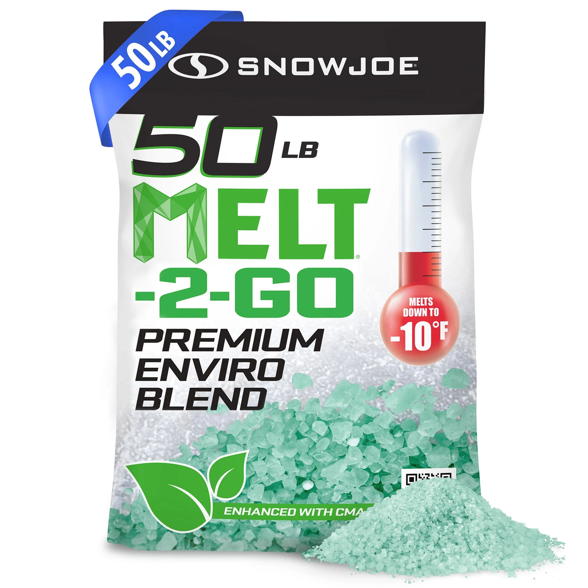 Snow Joe 4 Pack Ice Melt Pellets Deicer and Snow Removal for Driveway, 50 Pounds