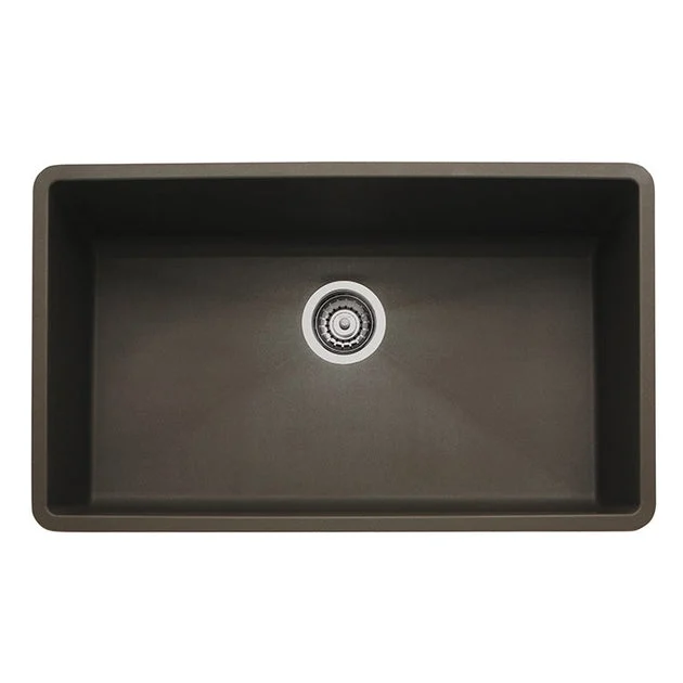 Precis 32" Super Single-Bowl Silgranit Undermount Kitchen Sink - Cafe Brown