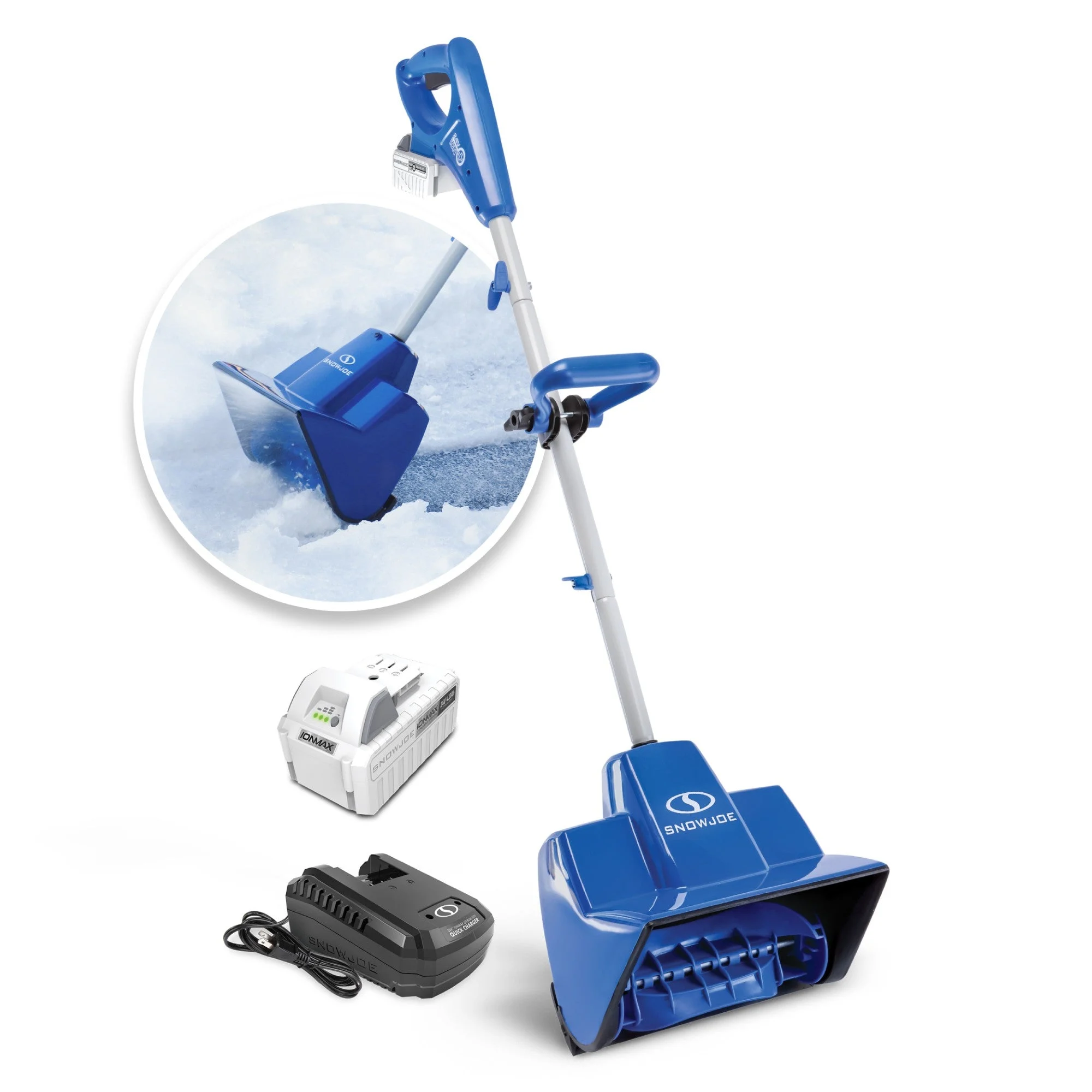 Snow Joe 24V Cordless Snow Shovel Kit for Driveway Winter Snow Removal, 24V-SS11