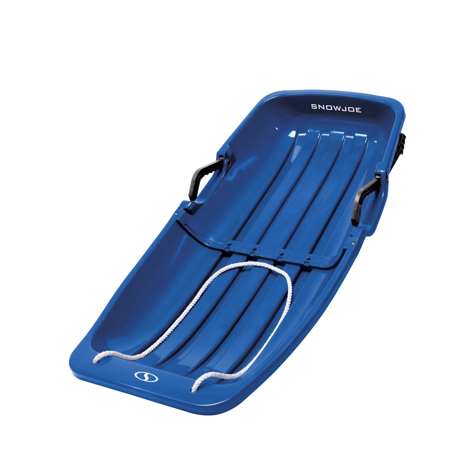 Snow Joe Plastic Snow Sled, 34” Sledding Toboggan Board w/ Handles, SJ-SLD34-SJB
