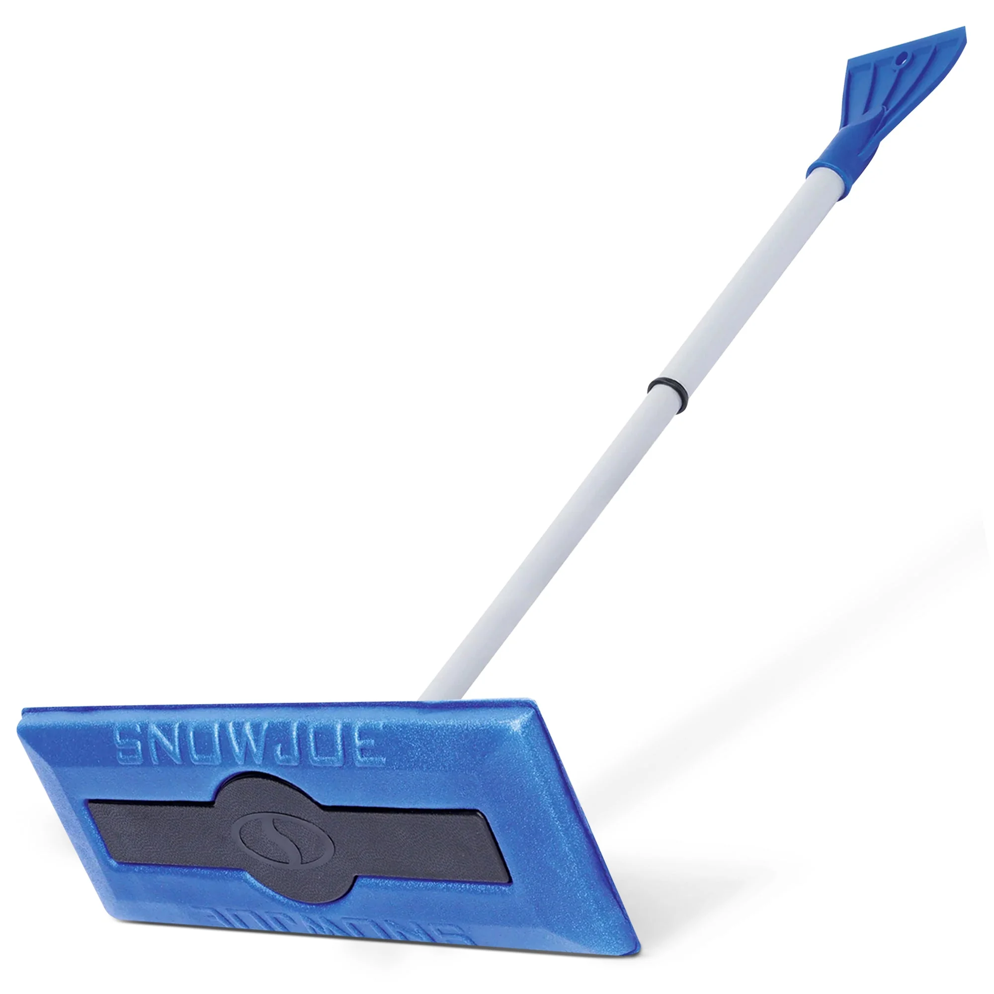 Snow Joe Windshield Ice Scraper, Car Window Snow Removal Broom, Blue, SJBLZD-GO