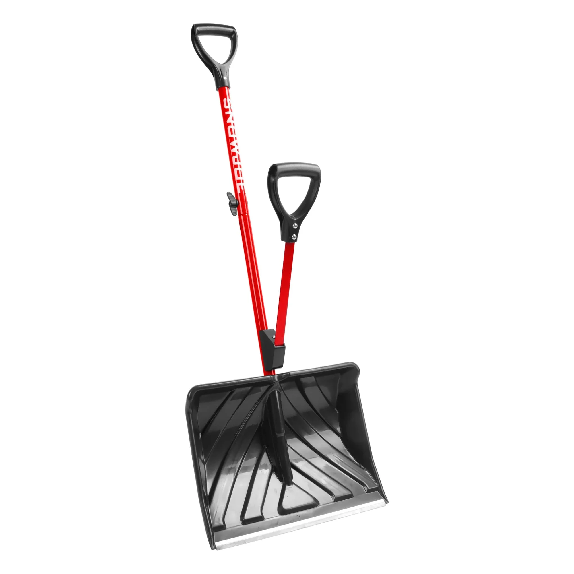 Snow Joe Shovelution Snow Shovel w/ 18" Shovel Blade and Handle, SJ-SHLV01-RED
