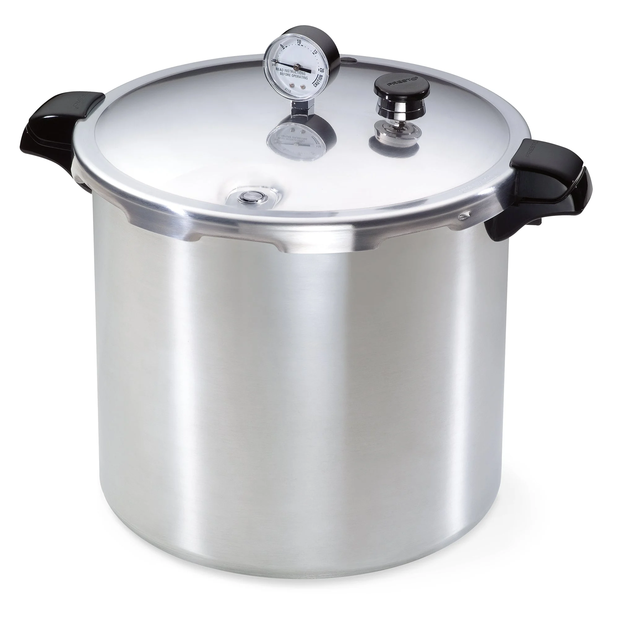 Presto 01784 23 Quart Pressure & Boil Canner Induction Capable, Aluminum, Silver
