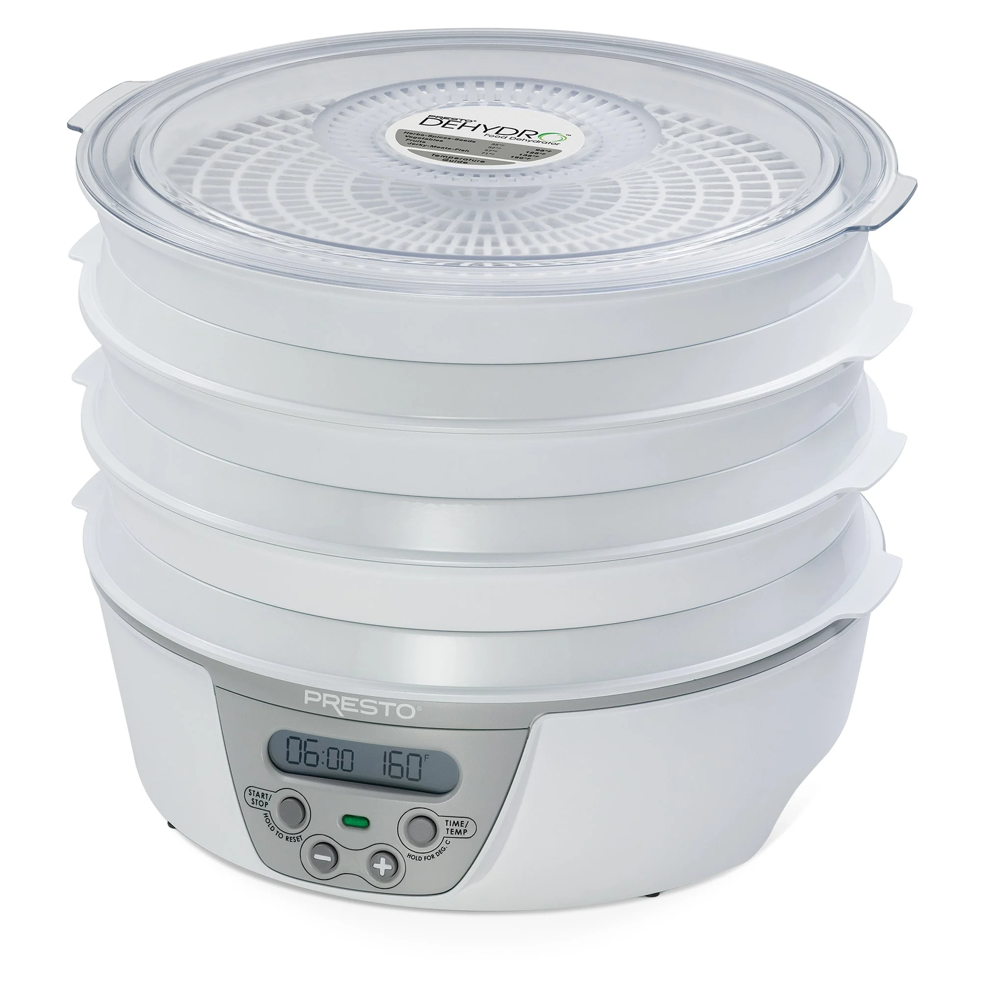 Presto Dehydro 6-Tray Digital Electric Food Dehydrator for Fruits & Vegetables