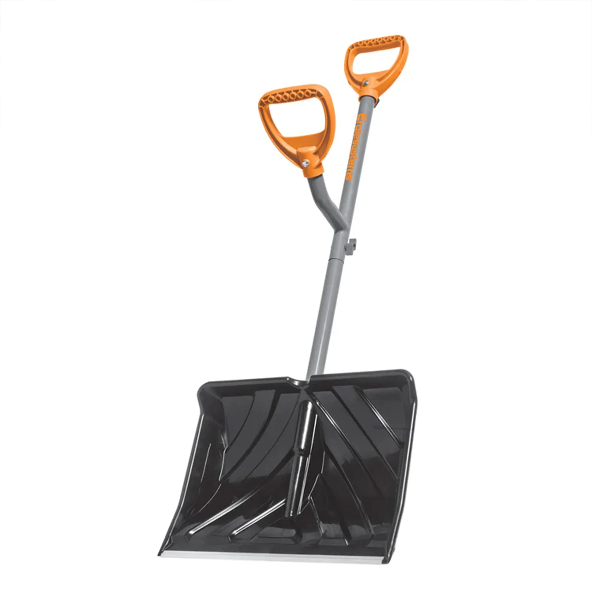 ErgieShovel Ergonomic Snow Shovel 18" Push Scoop Blade, 34.5" Shaft, ERG-SNSH18
