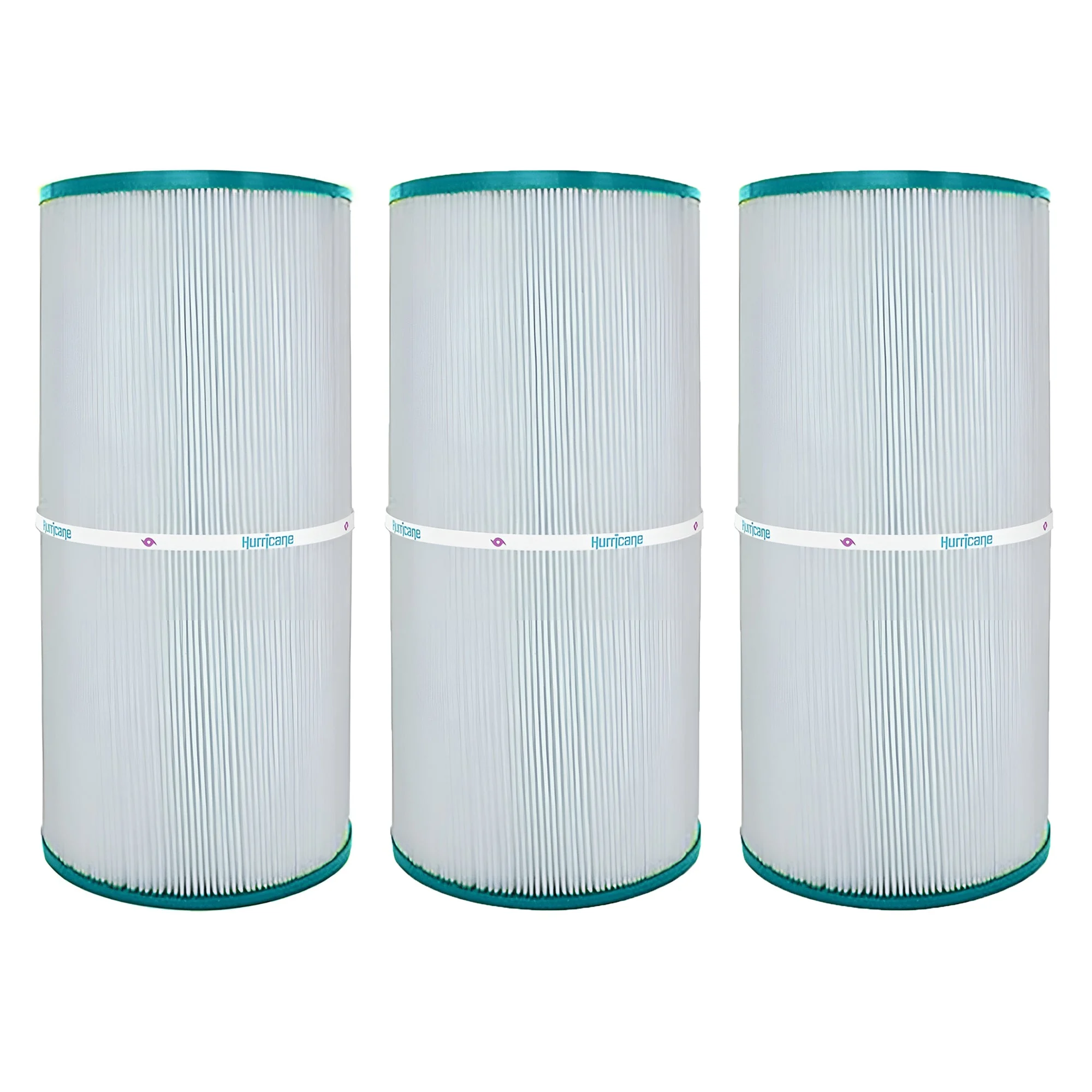 Hurricane Advanced Pool Filter Cartridge for C-7447, PA50SV, FC-1235, & Hayward, 3 Pack