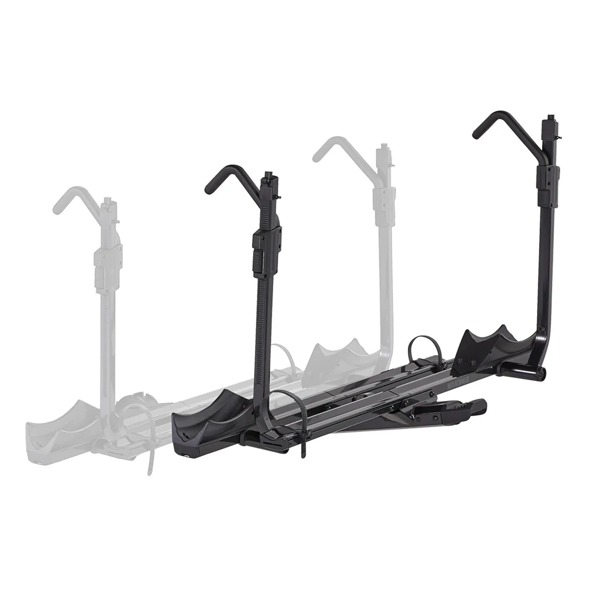 Yakima StageTwo Add-On Premium Platform 2 Bike Tray Hitch Bike Rack, Anthracite