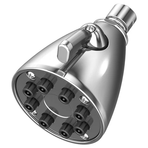 Single-Function Eight-Jet Showerhead - Polished Chrome