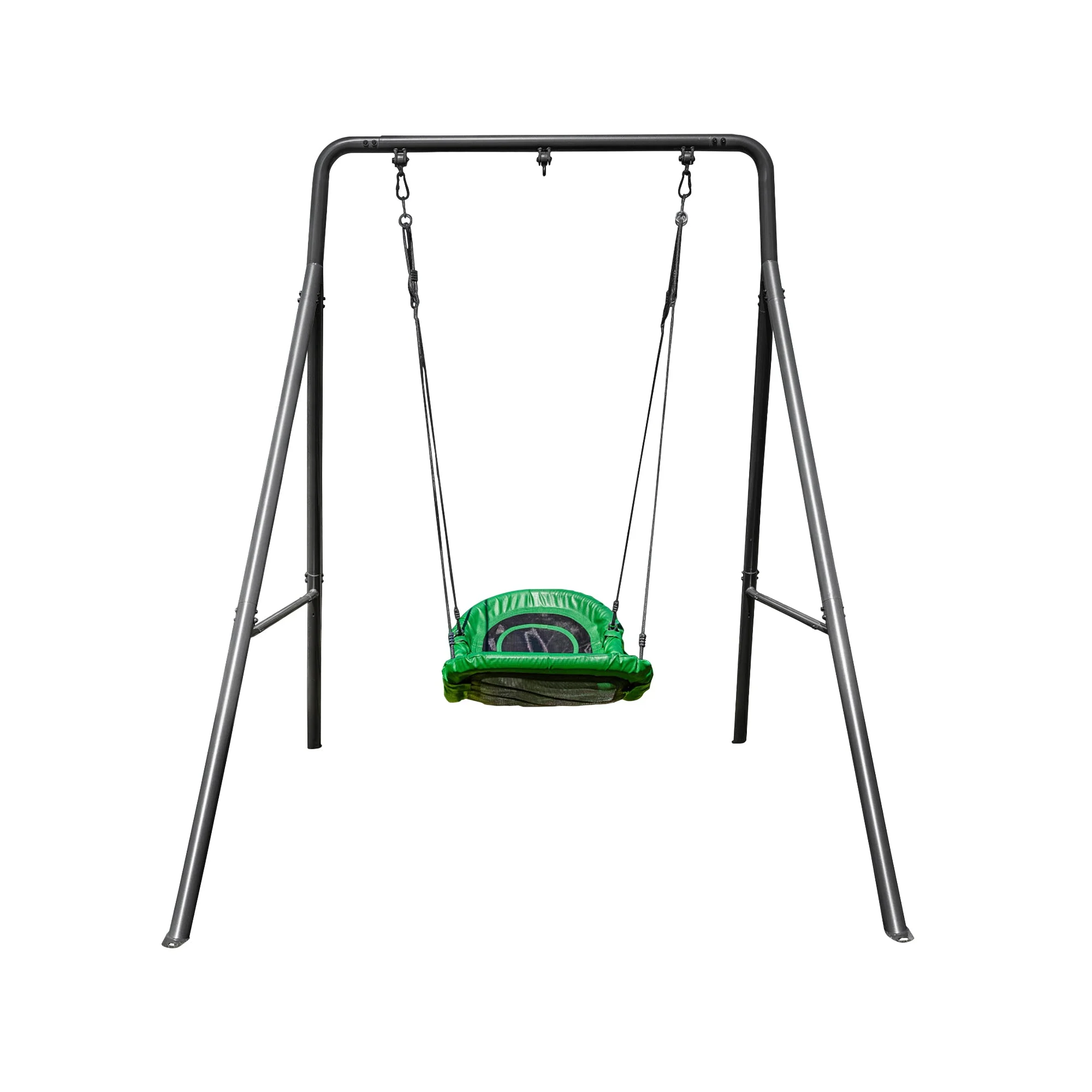 gobaplay Outdoor Swing Set Frame with Bars & gobaplay Boat Swing Platform Saucer