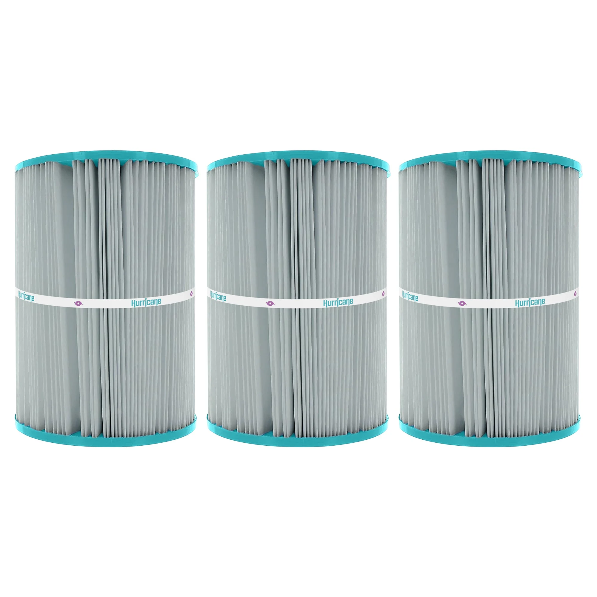 Hurricane Replacement Spa Filter Cartridge for PA25-4 & Unicel C-7626, 3 Pack