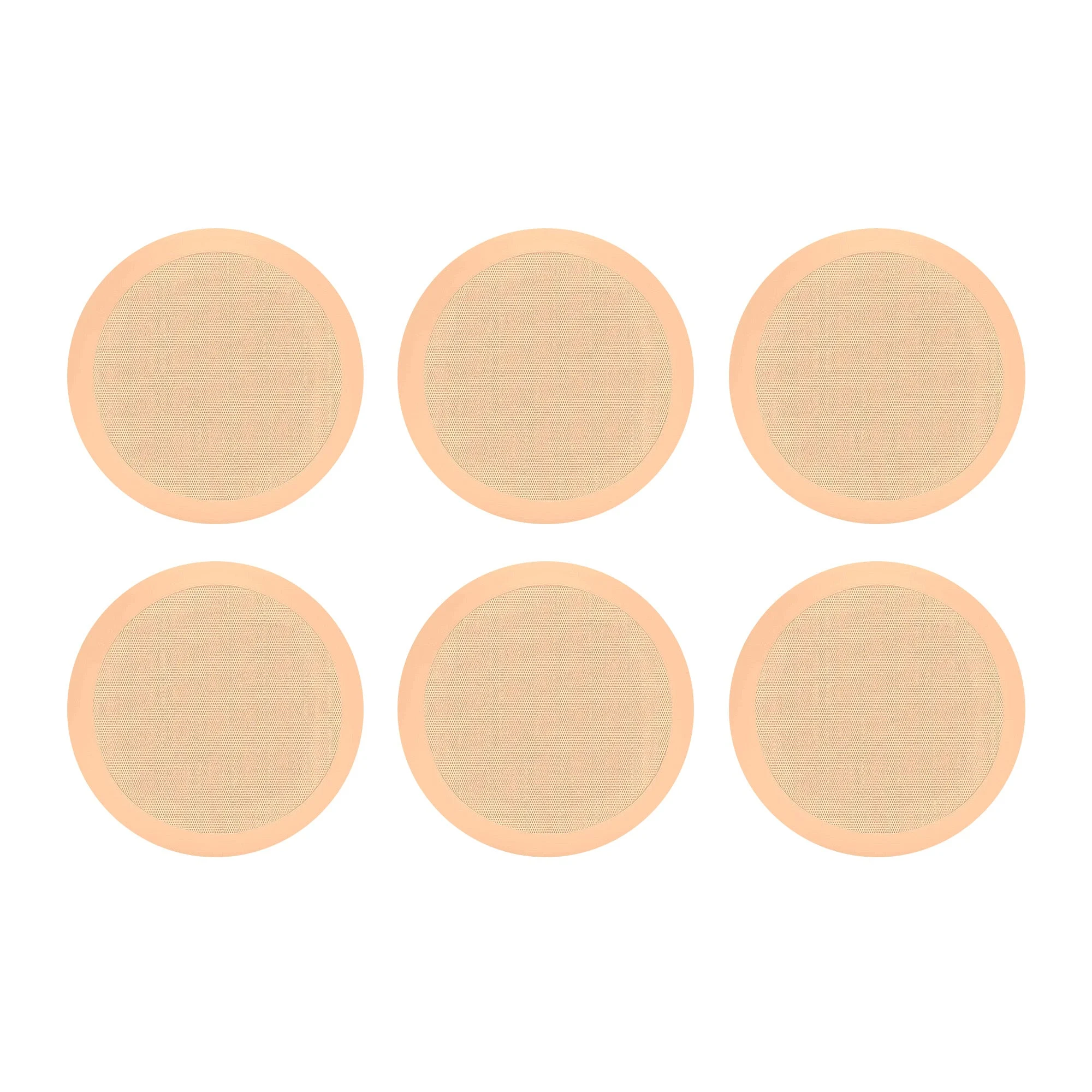 Pyle PDIC Series 150W 5.25" Flush Mount In Wall/In Ceiling Speaker, 3 Pair, Tan