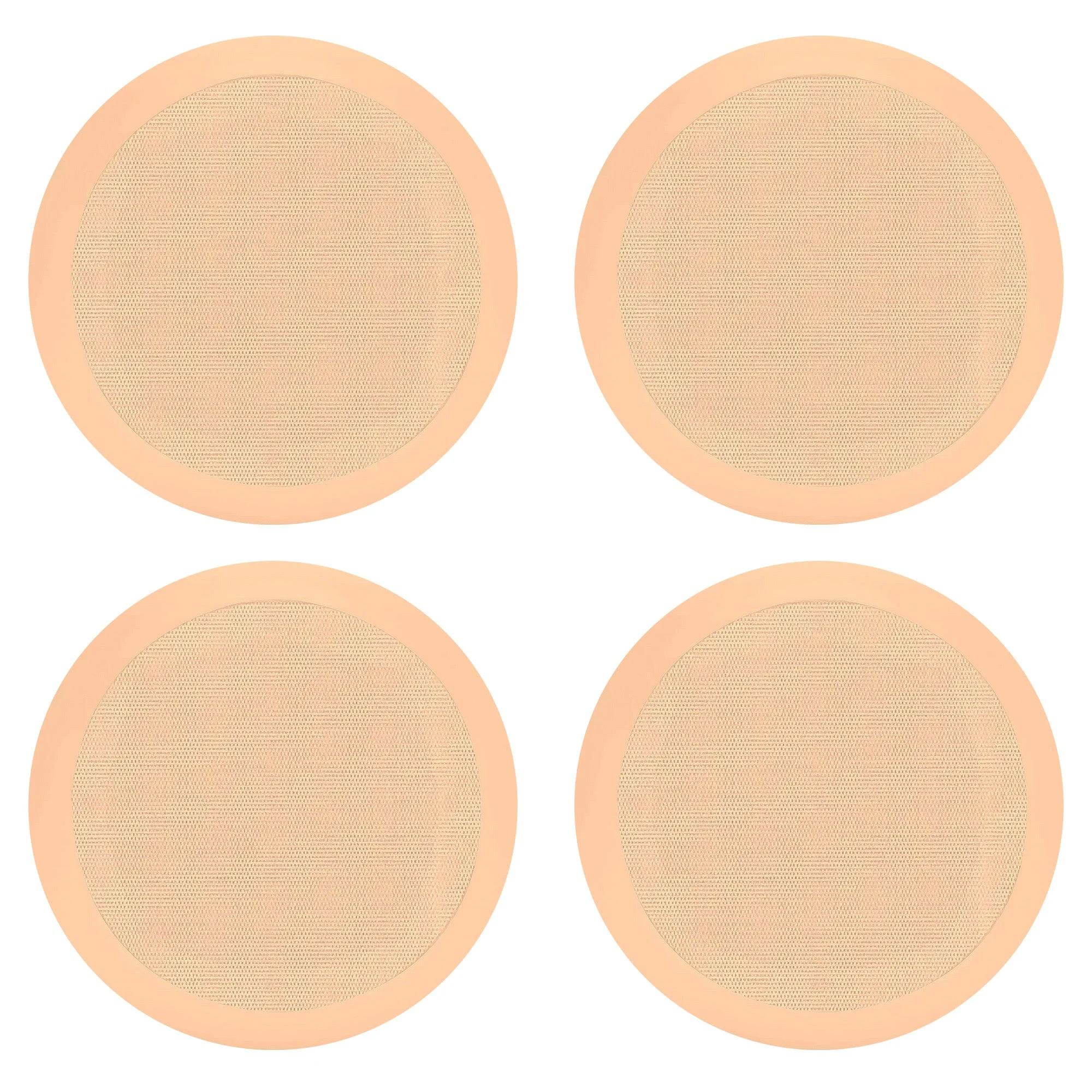 Pyle PDIC Series 250W 8" Round Flush Mount In Wall/In Ceiling Speakers, 2 Pair