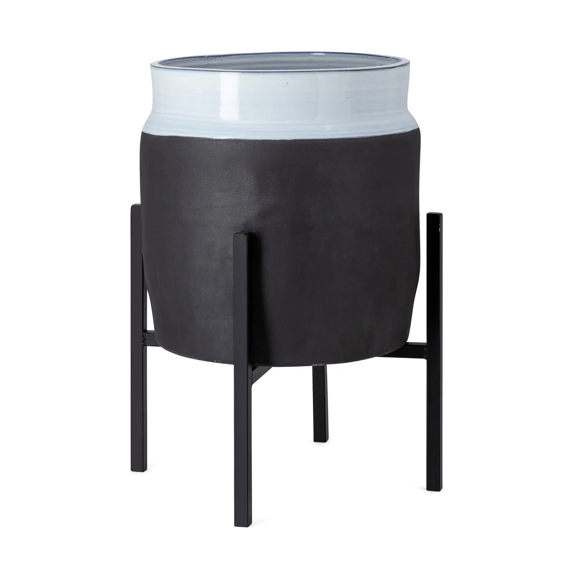 IMAX Worldwide Home Miller Large Ceramic Planter with Stand