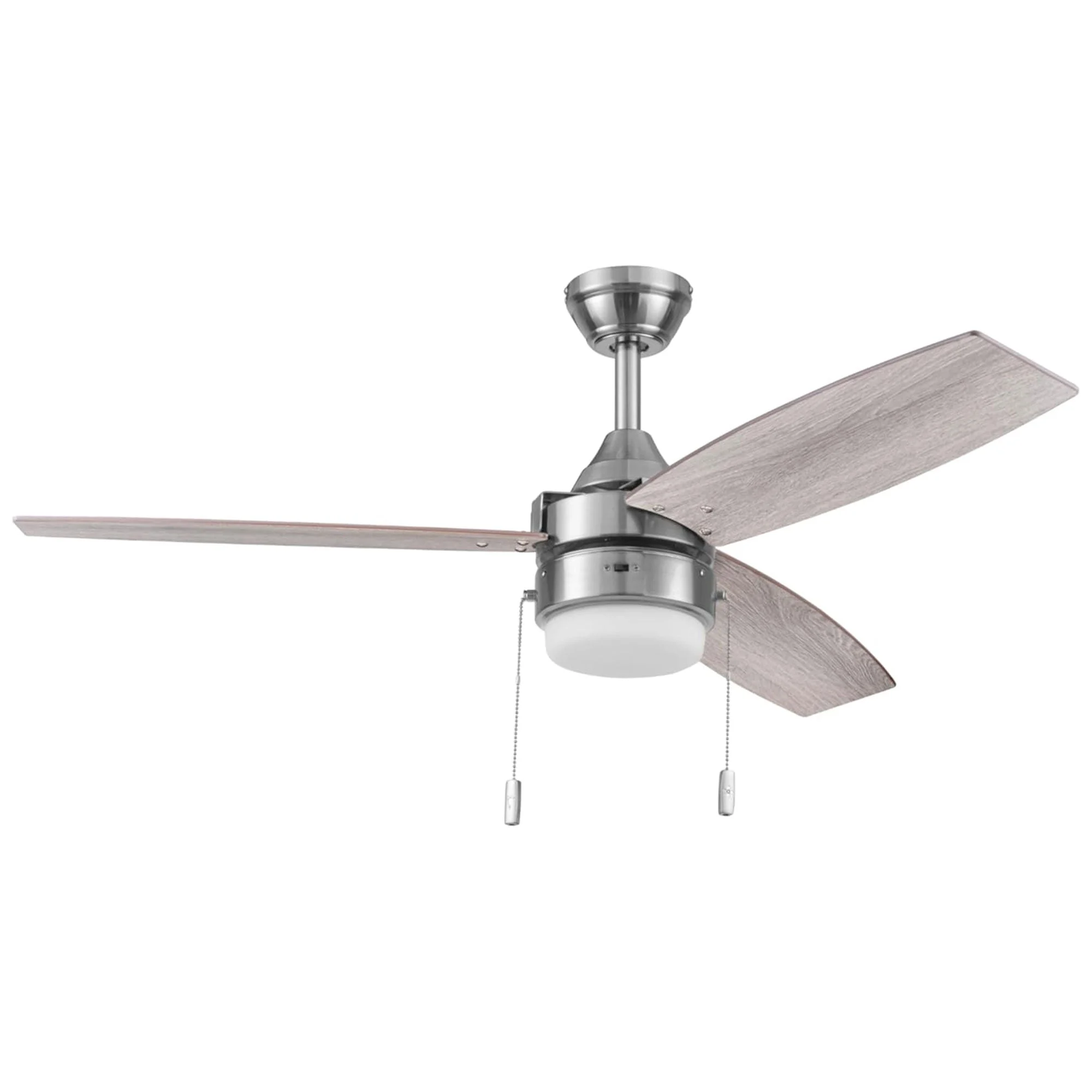 Honeywell Berryhill Ceiling Fan, Quiet Motor and Pull Chain, 48", Matte Black