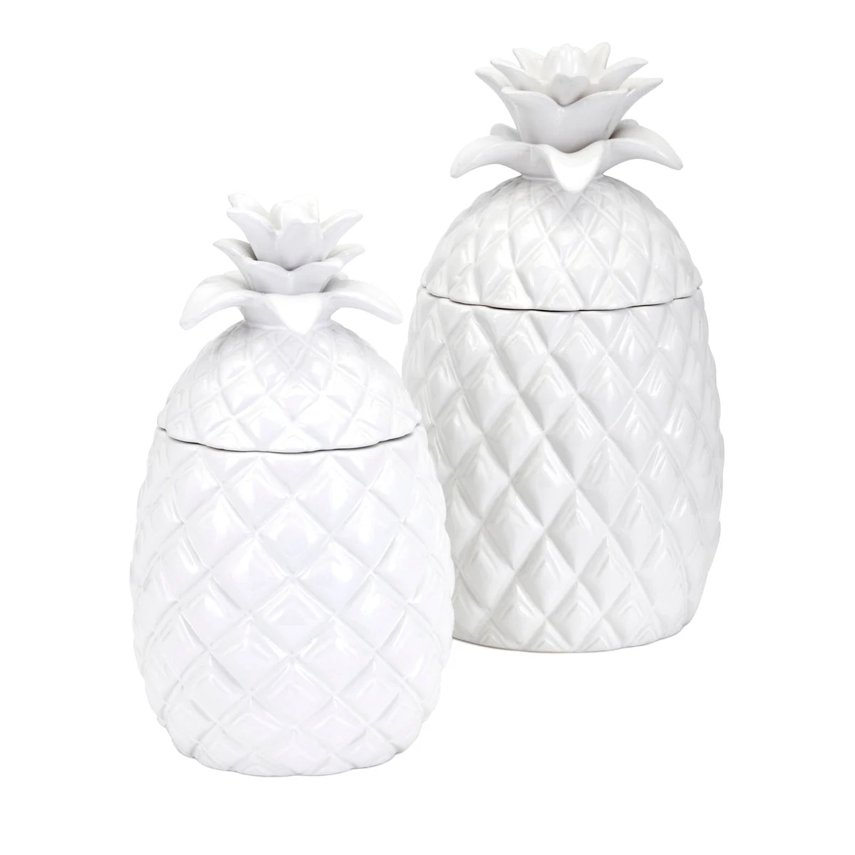 IMAX Worldwide Home Pineapple Canisters - Set of 2