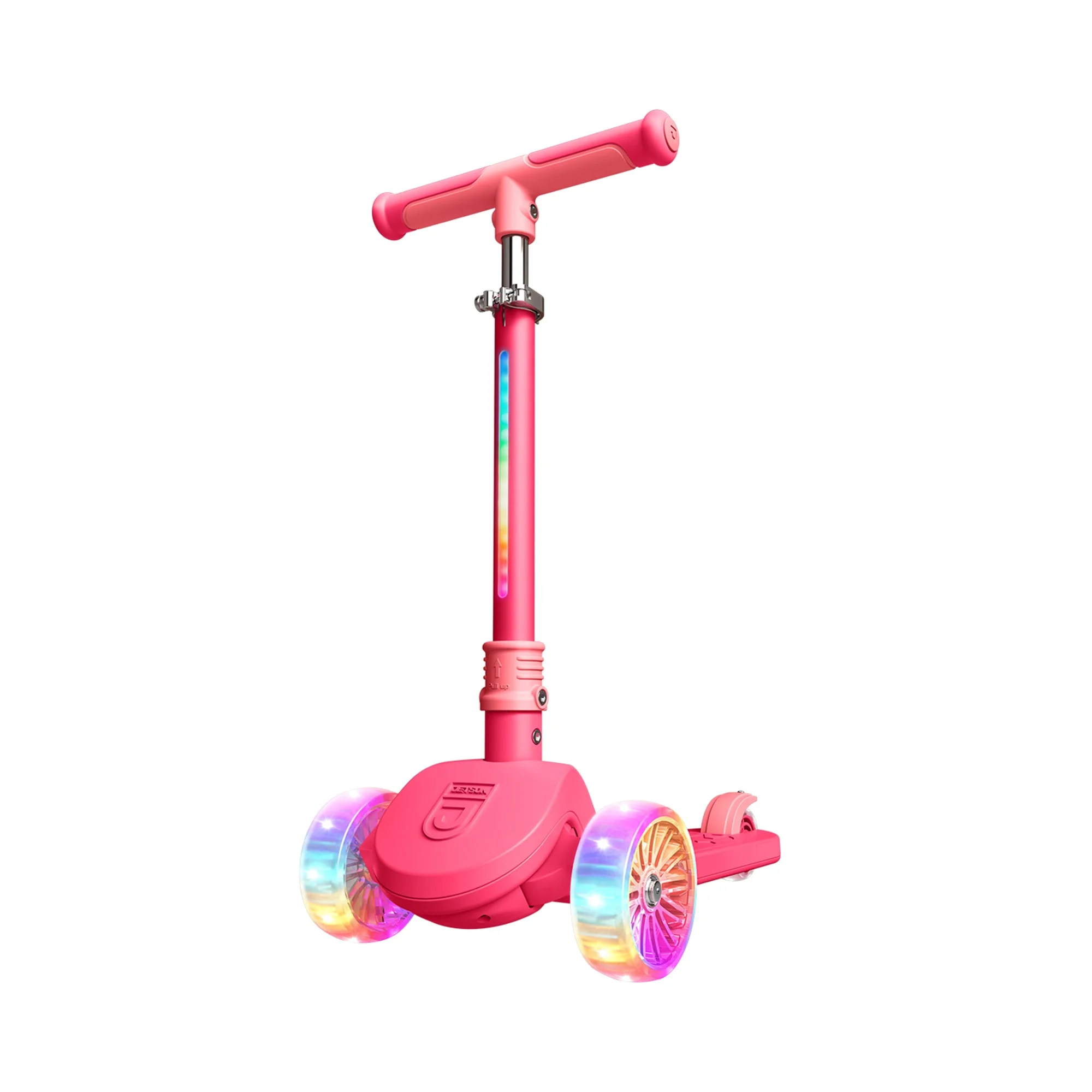 Jetson Bloom Kick Scooter with LED Lights & Height Adjustable Handlebar, Pink