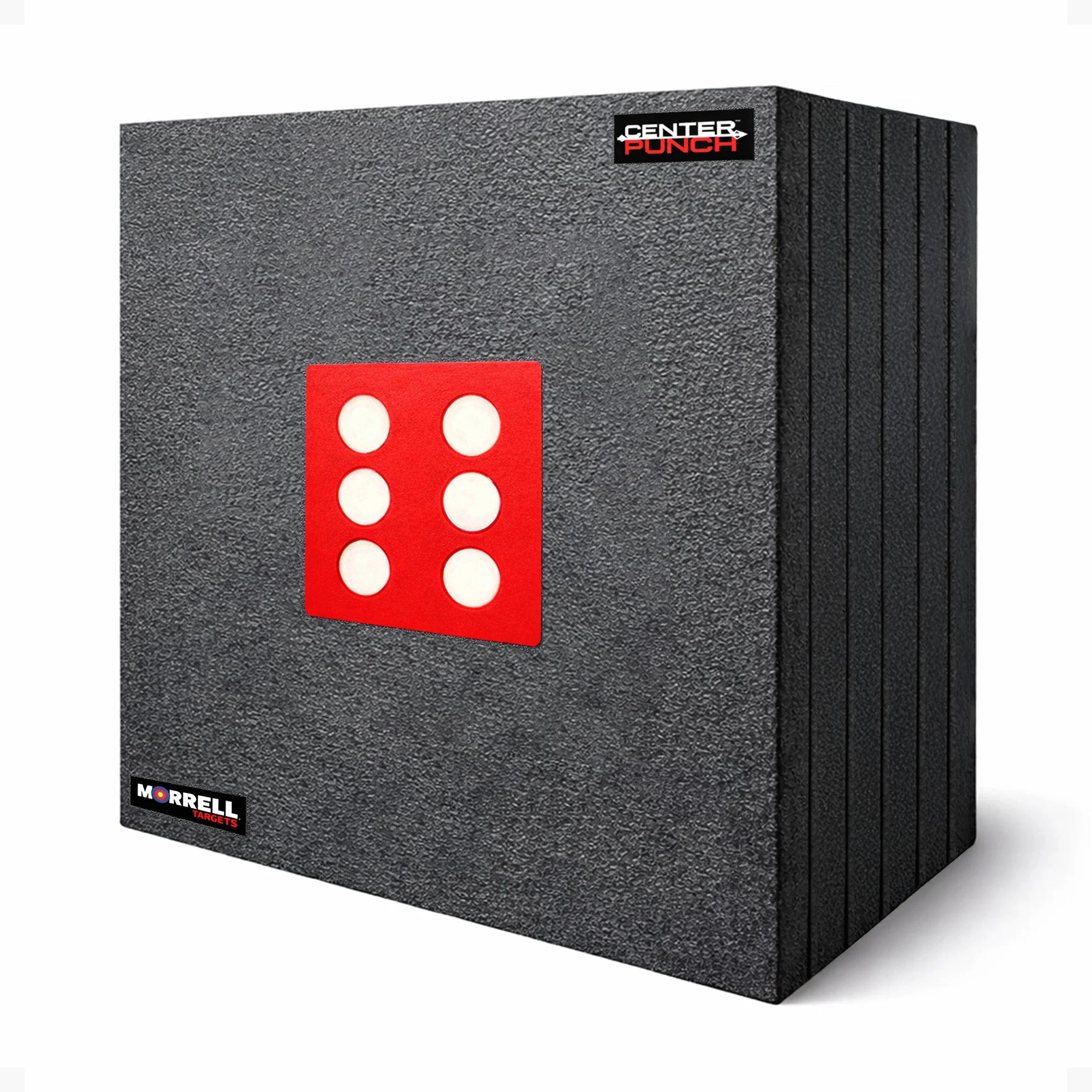 Morrell Targets Center Punch 35 Inch Foam Frame w/ High Roller Insert, Black/Red