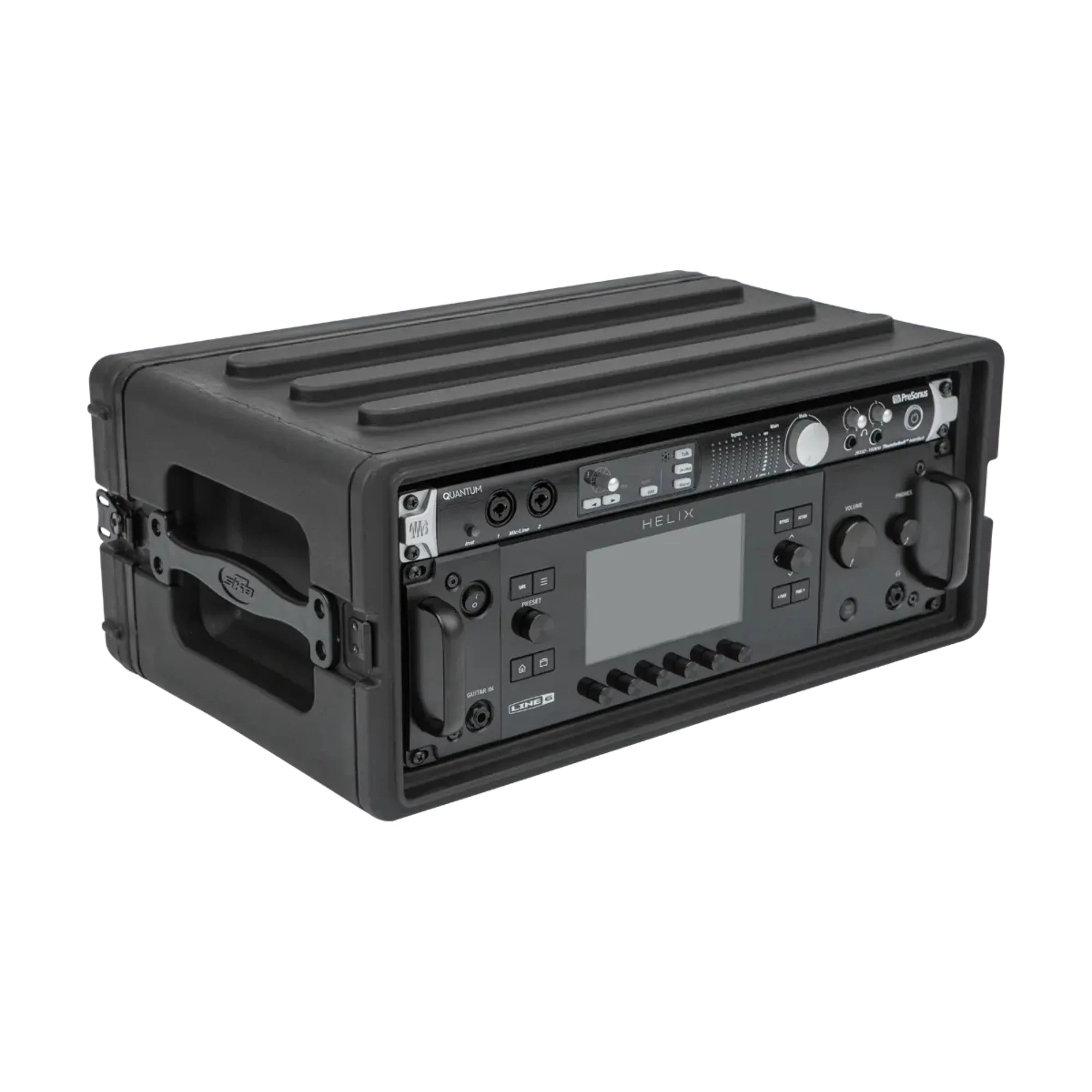 SKB 4U Shallow Roto Rack Case Gear Protector, Stackable, Waterproof, Black