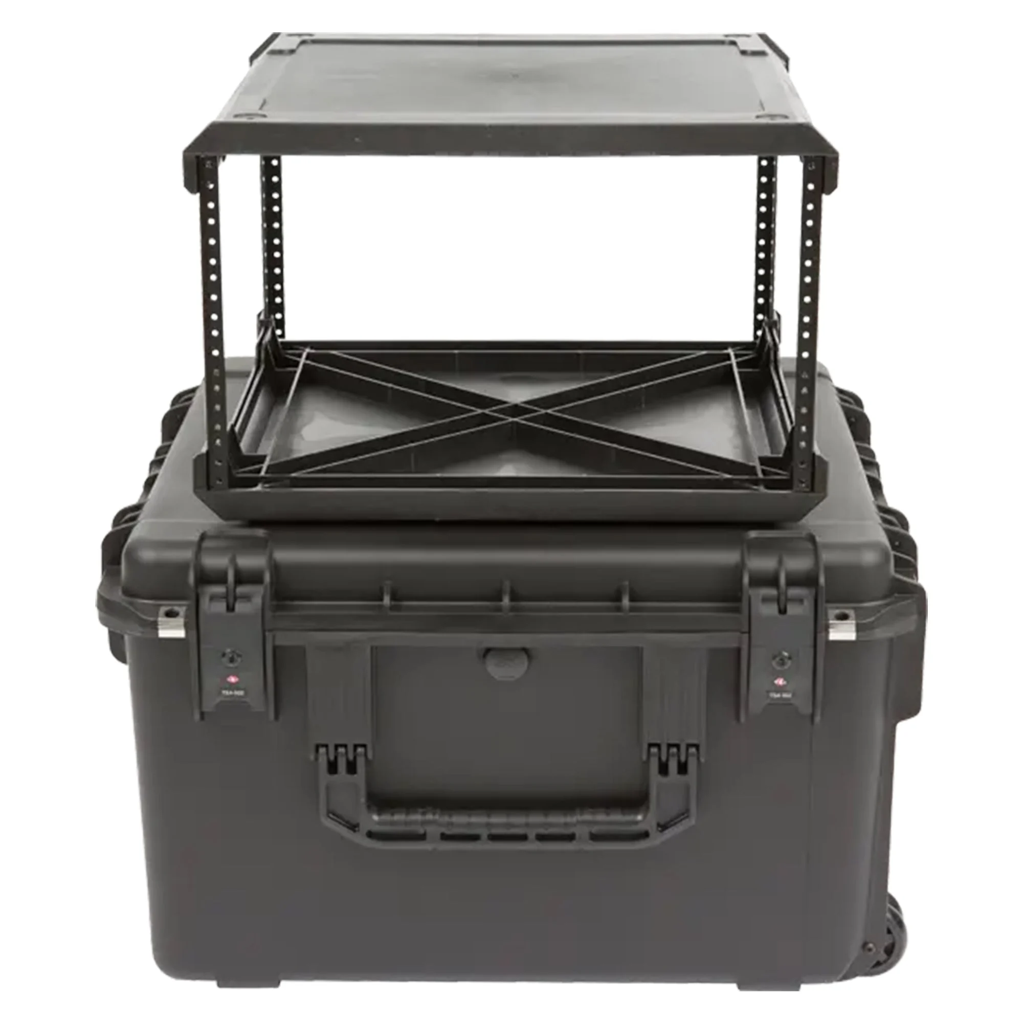 SKB iSeries 6U Fly Rack, Waterproof Polypropylene Hard Case for Storage, 20 Inch