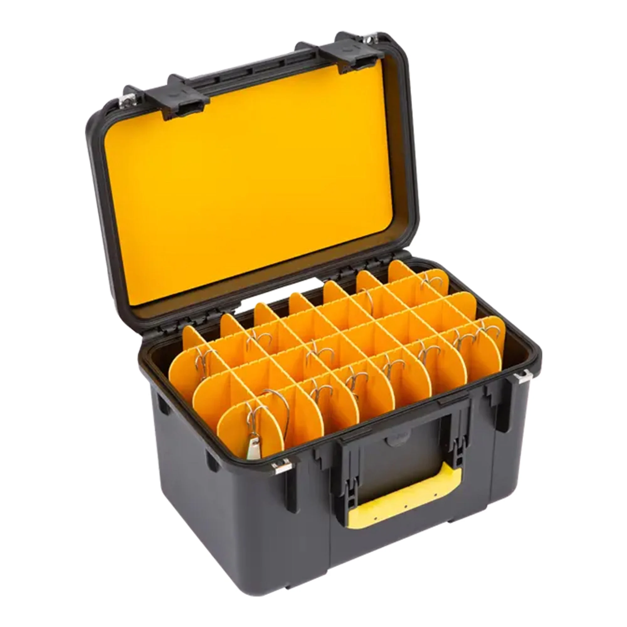 SKB iSeries Deep Lure Case 32 Adjustable Compartment Secure Fishing Box, 1610-10