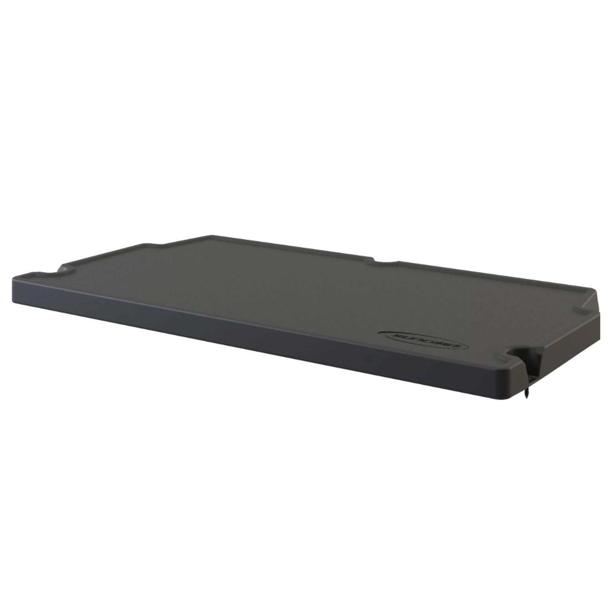 Suncast Vertical Shed Shelf Kit Space Saving Wall Mount Outdoor Storage, Black