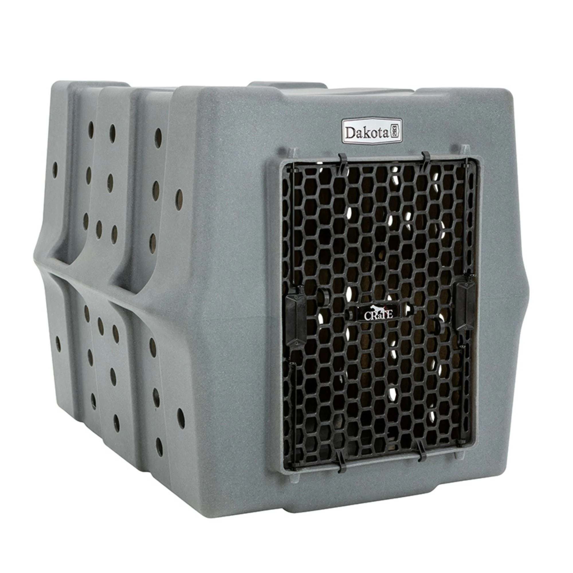 Dakota 283 Canine Rough and Tough Economy Pet Kennel, Large, Dark Granite