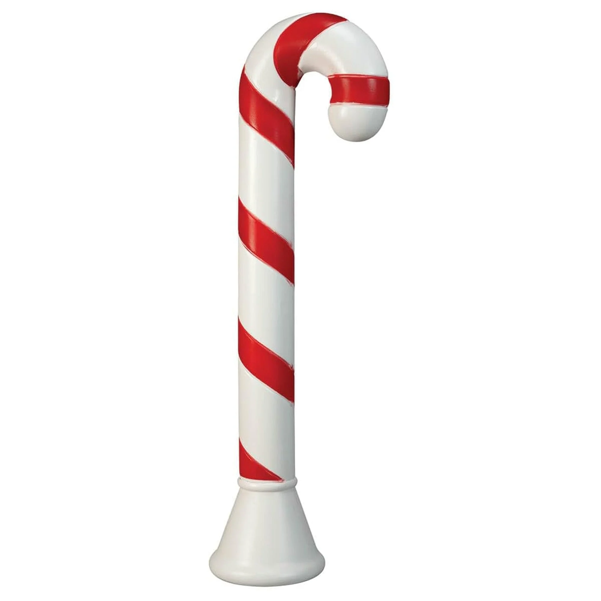 Union Products 40" Candy Cane Outdoor Holiday Decor, Lighted Yard Ornament, Red