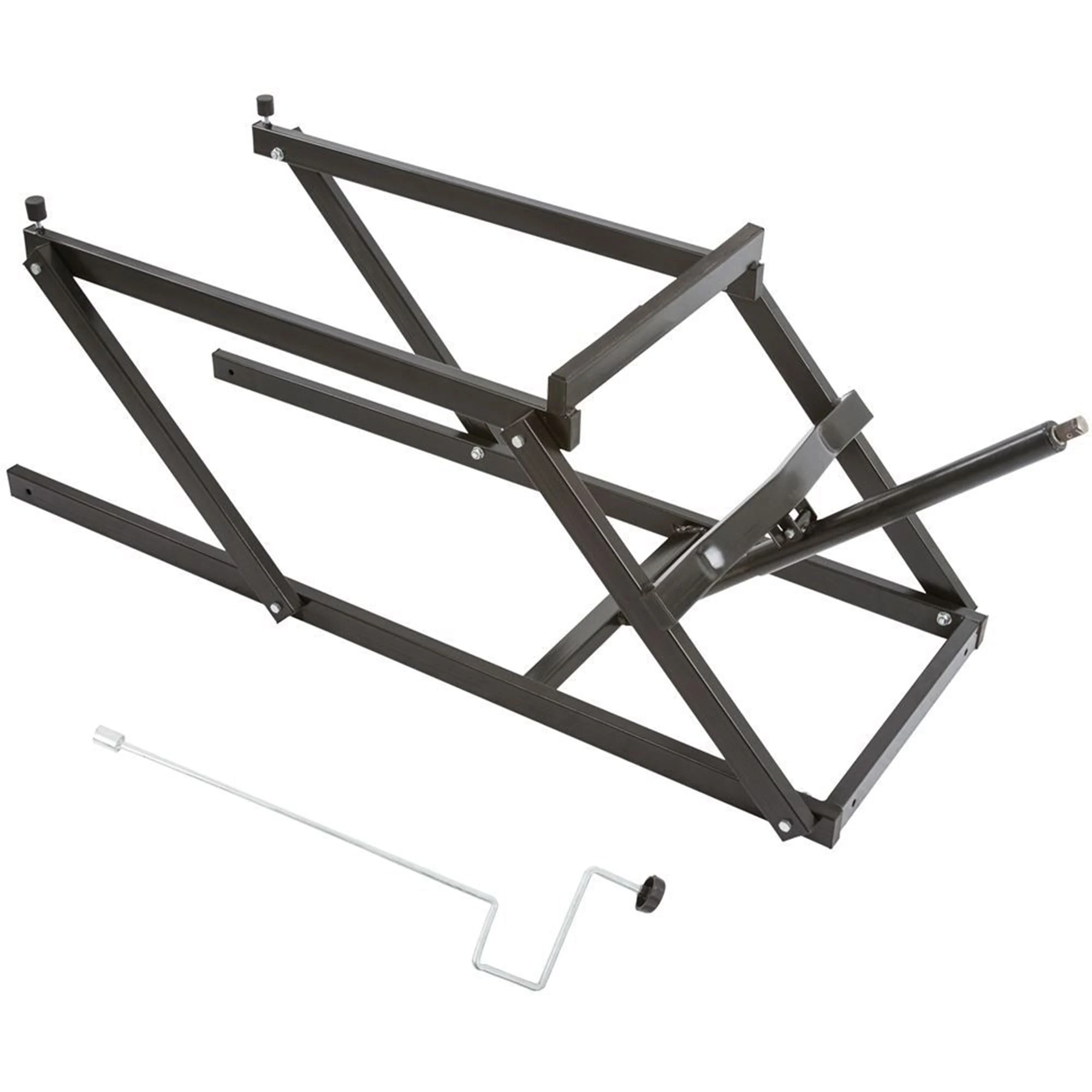 Black Ice Snowmobile Lift Jack with Manual Hand Crank and 700 Pound Capacity