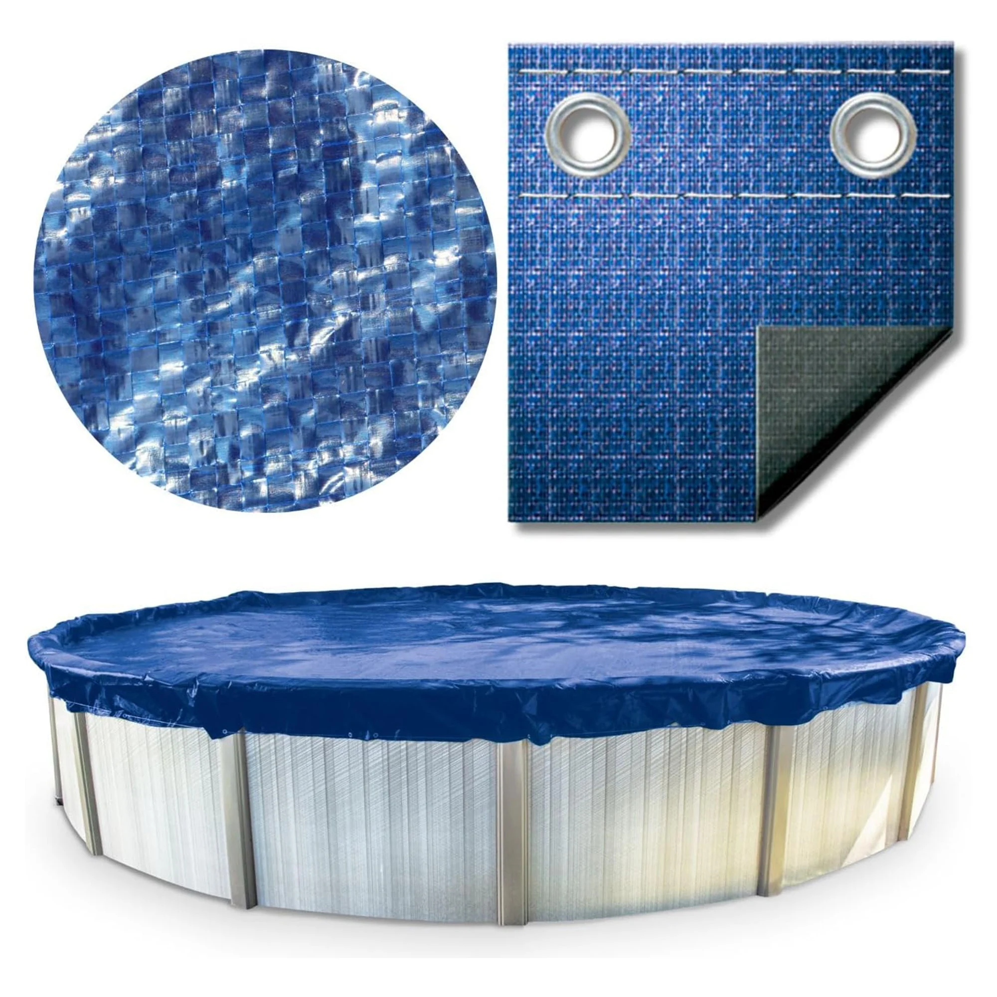 Swimline Hydrotools Supreme Guard Winter Cover, 12'x18' Above Ground Oval Pools