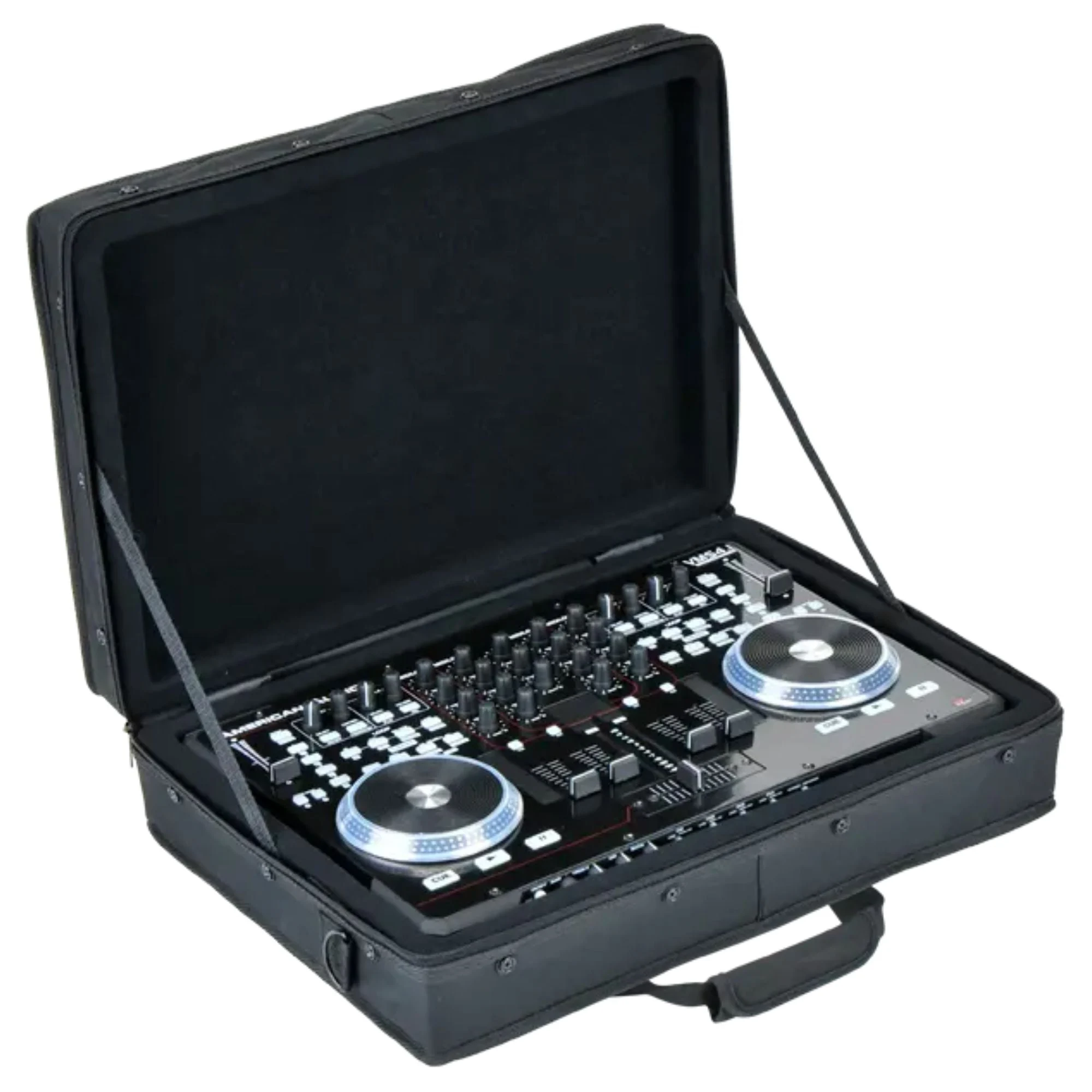 SKB 19”x13” DJ Controller & Small MIDI Keyboard Soft Case Padded Bag, Black