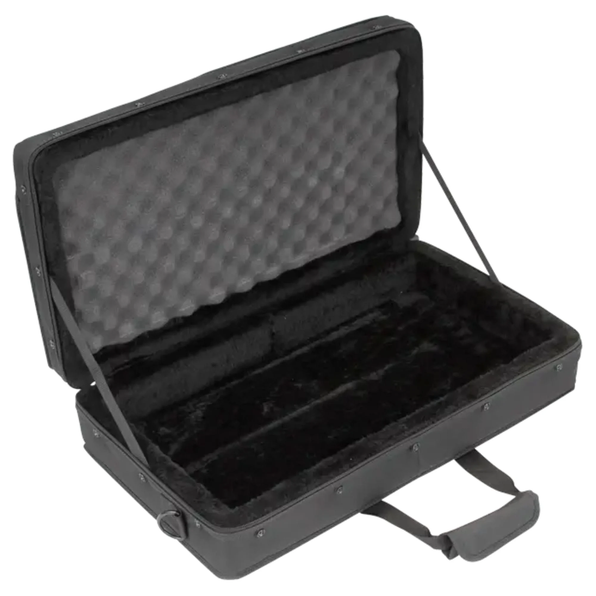 SKB 21”x 11” DJ Foot Controller Small MIDI Keyboard Soft Case Padded Bag, Black