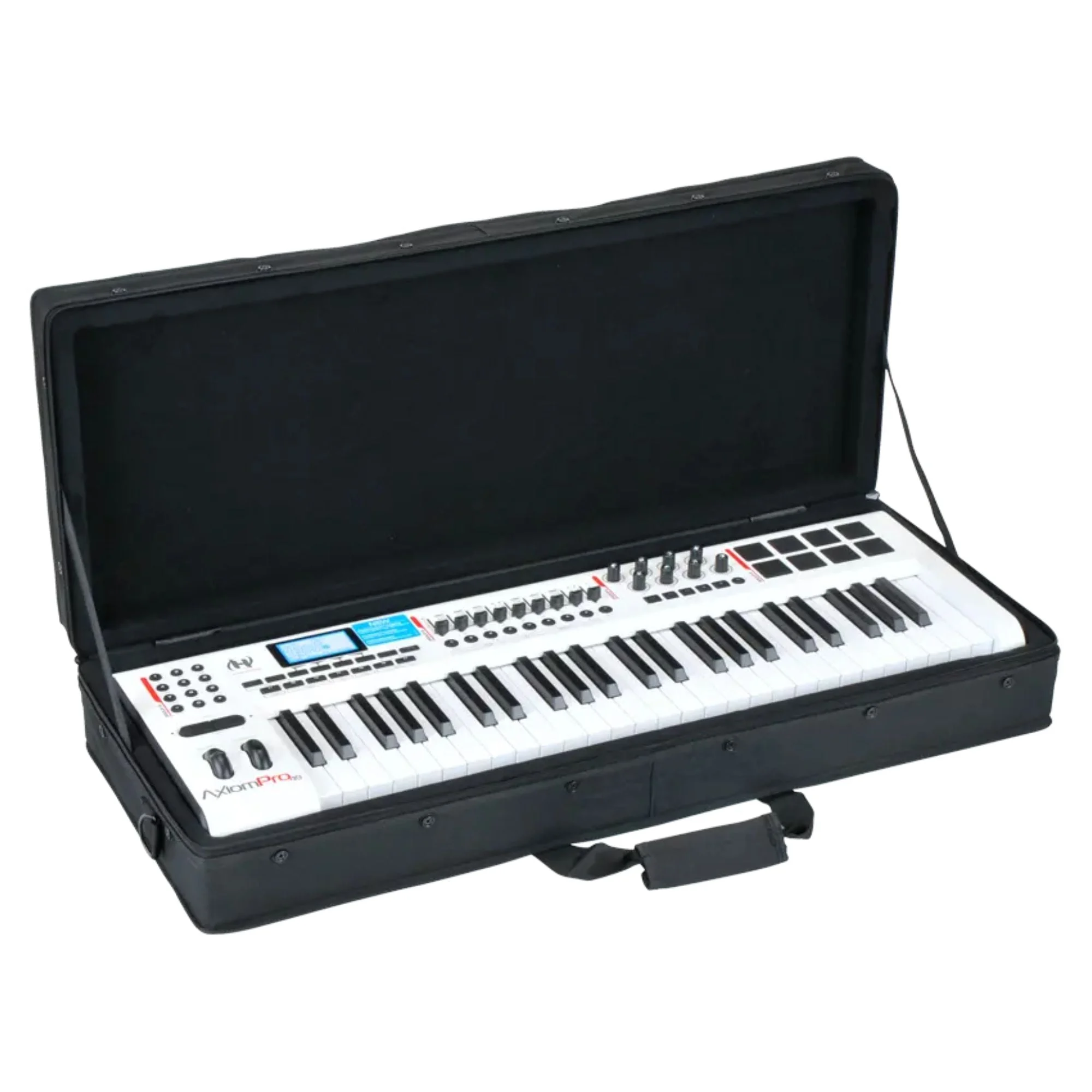 SKB 32”x12” DJ Controller & Small MIDI Keyboard Soft Case Padded Bag, Black
