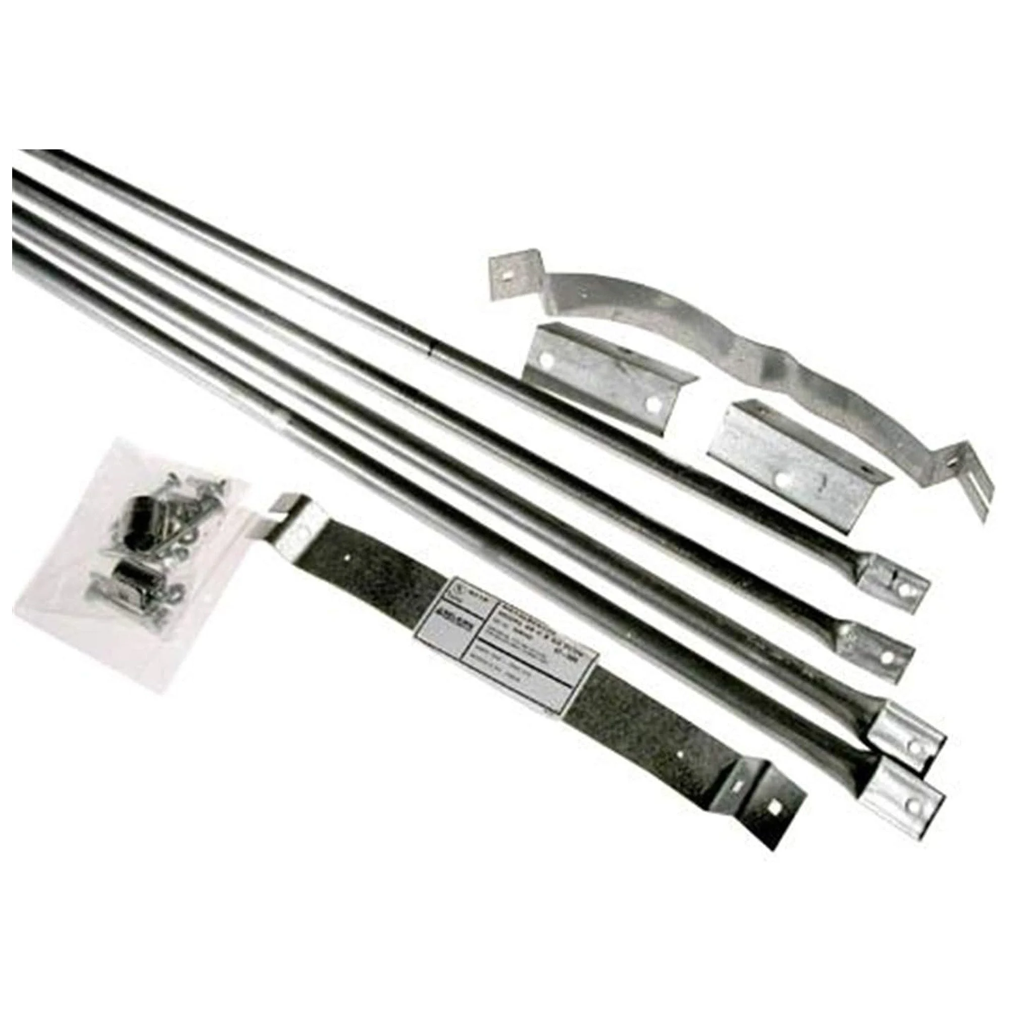 Selkirk 8" SureTemp Chimney Roof Brace Kit Steel Mounting Support Silver, 208440