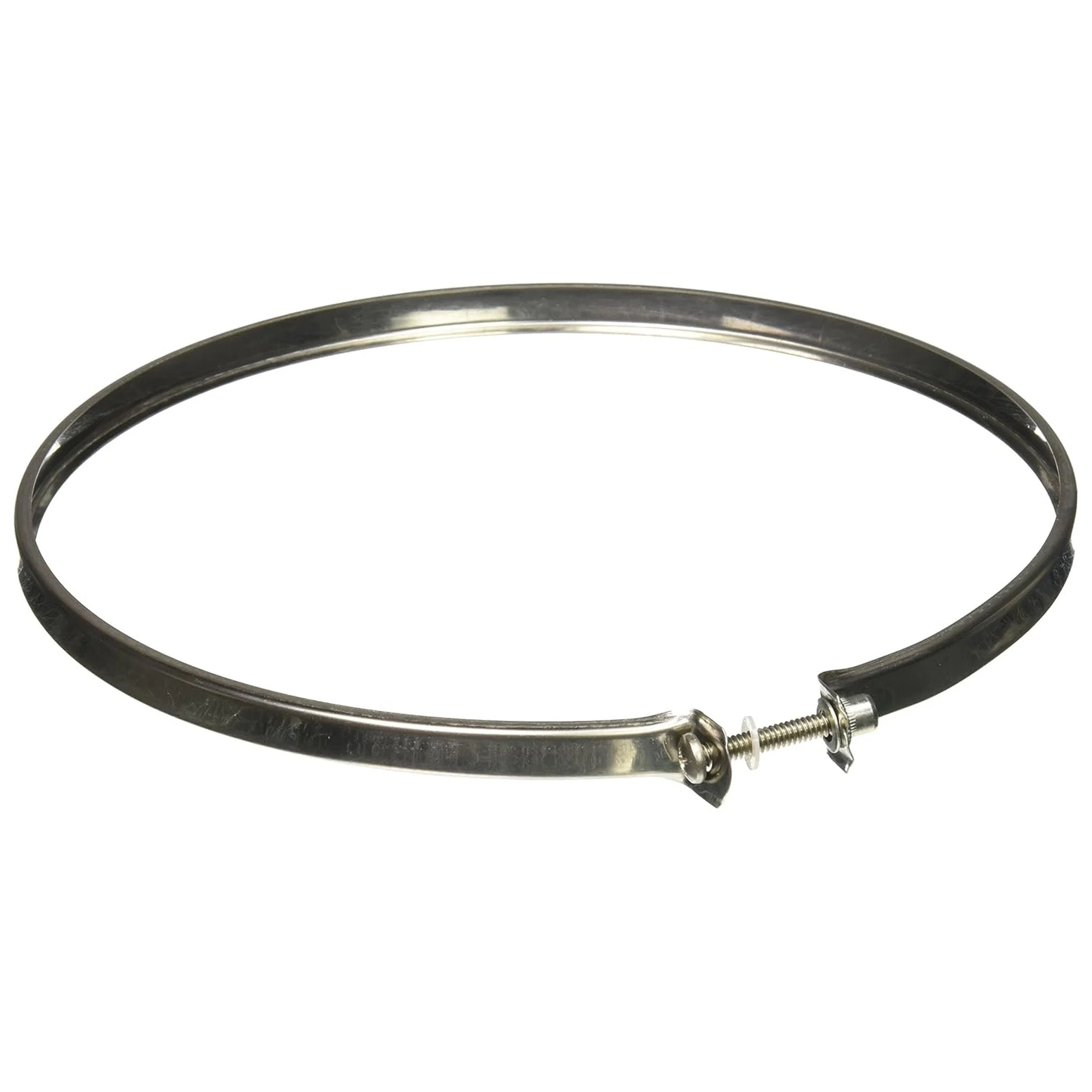 Selkirk 6" SureTemp Chimney Locking Band Stainless Steel Ring, Silver, 206450