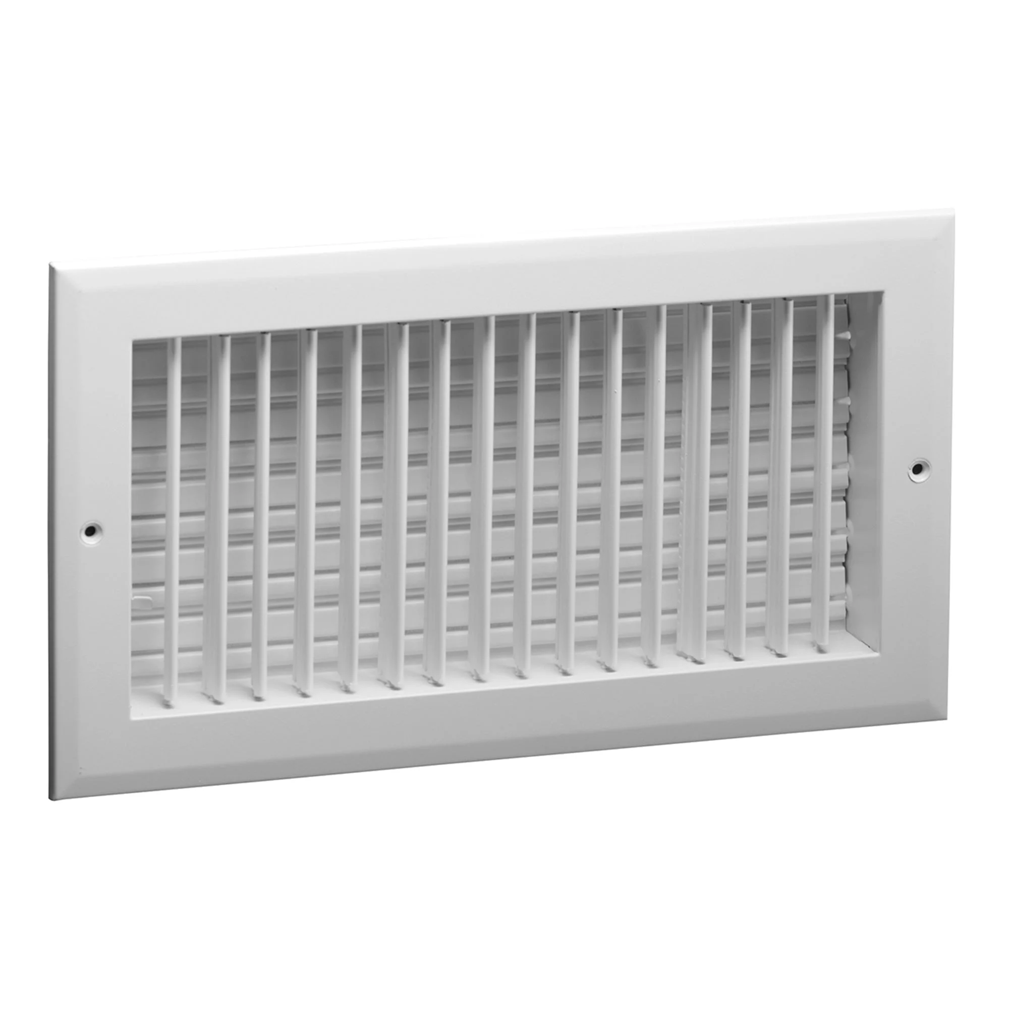 Hart & Cooley 8 x 6 Inch Air Vent Cover, Register w/Multi-Shutter Damper, White