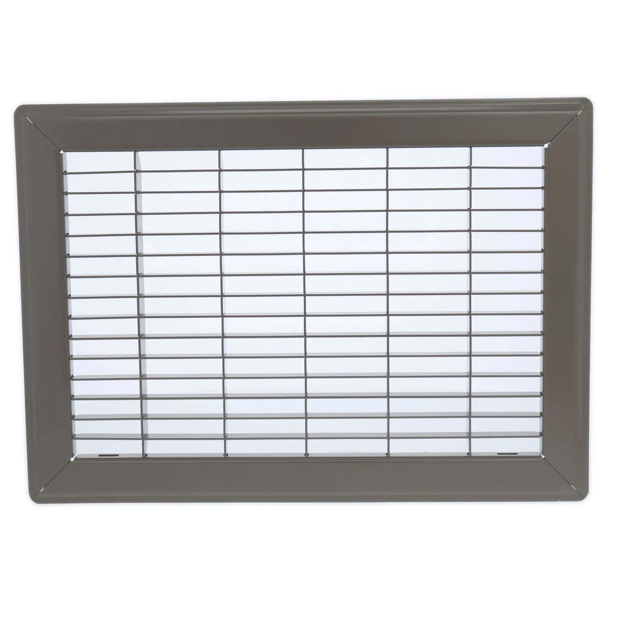 Hart & Cooley 6" x 14" Heavy Duty Steel Floor Grille, HVAC Vent Cover, Brown