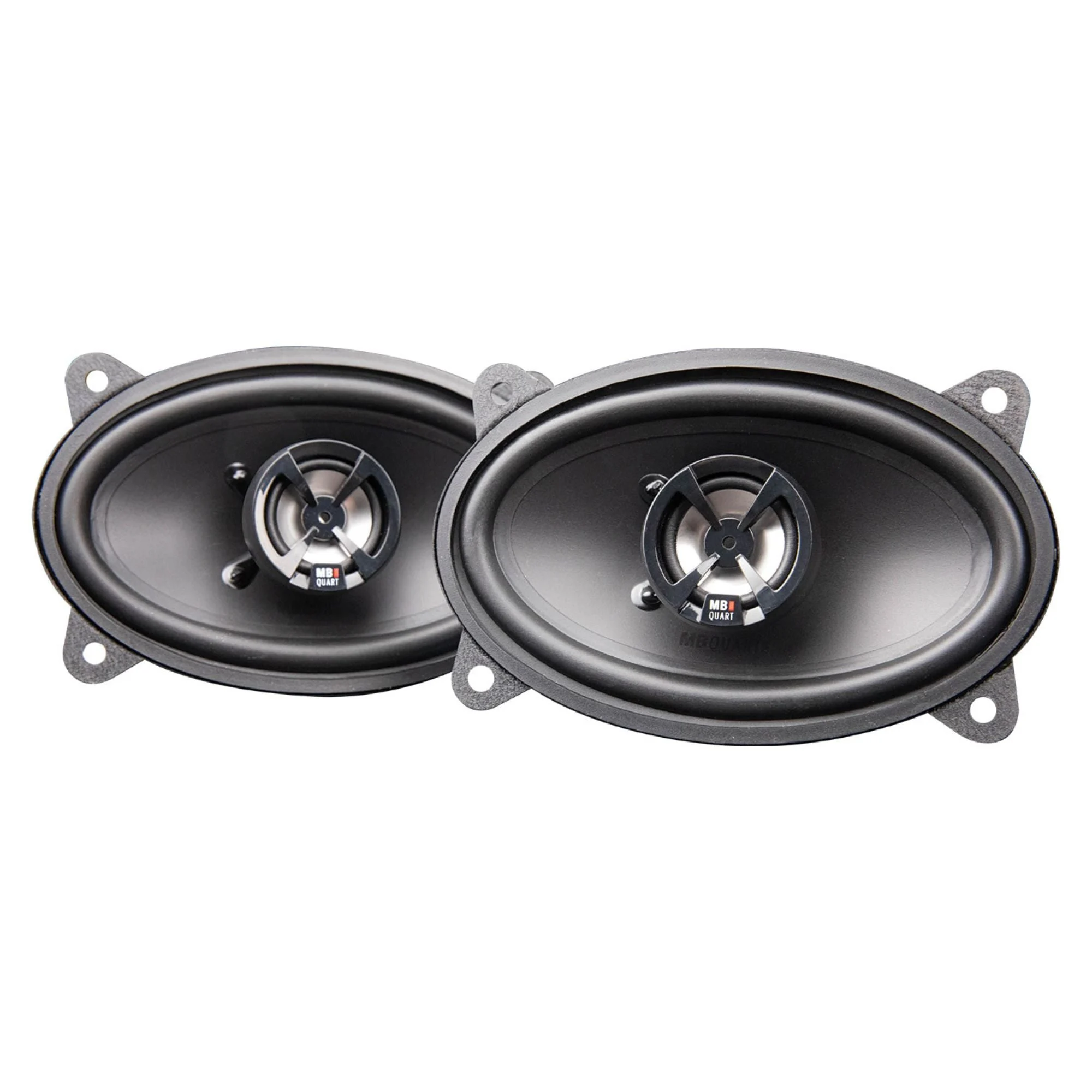 MB Quart 4x6-Inch 2 Way Car Audio Coaxial Speakers, 180W Peak Power, 88 dB, Pair