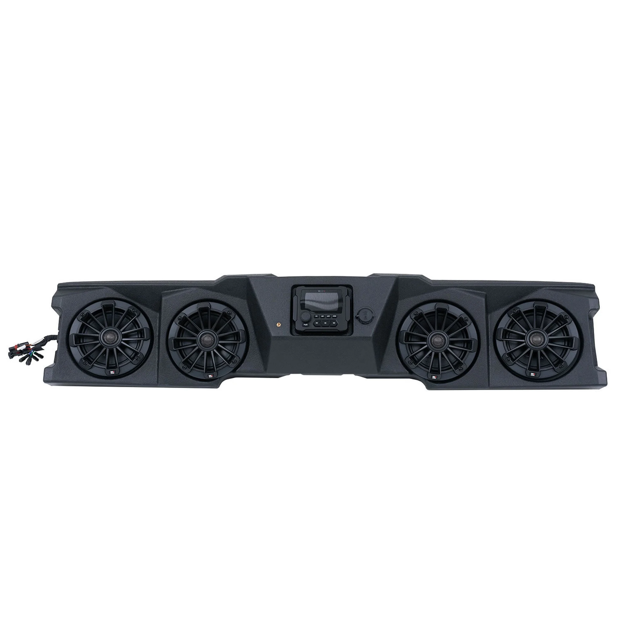 MB Quart 320W Stage 4 Visor Audio System for Can Am Defender 2017-2025, Black