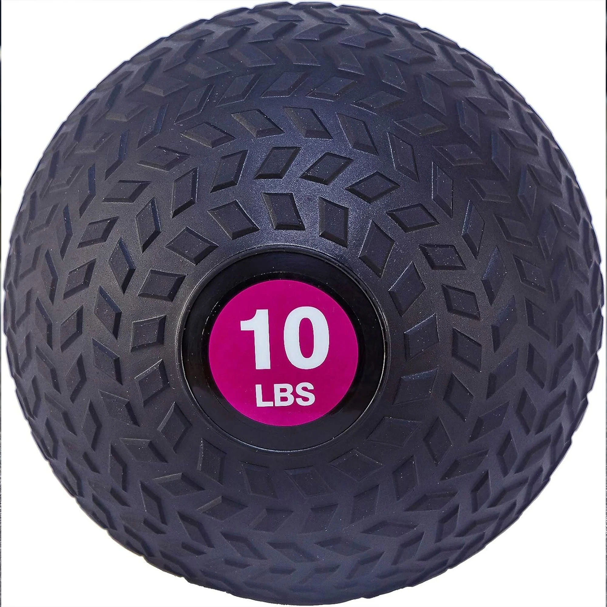 Fitvids 8 Pound Weighted Medicine Ball for Home Gym Training and Fitness, Yellow