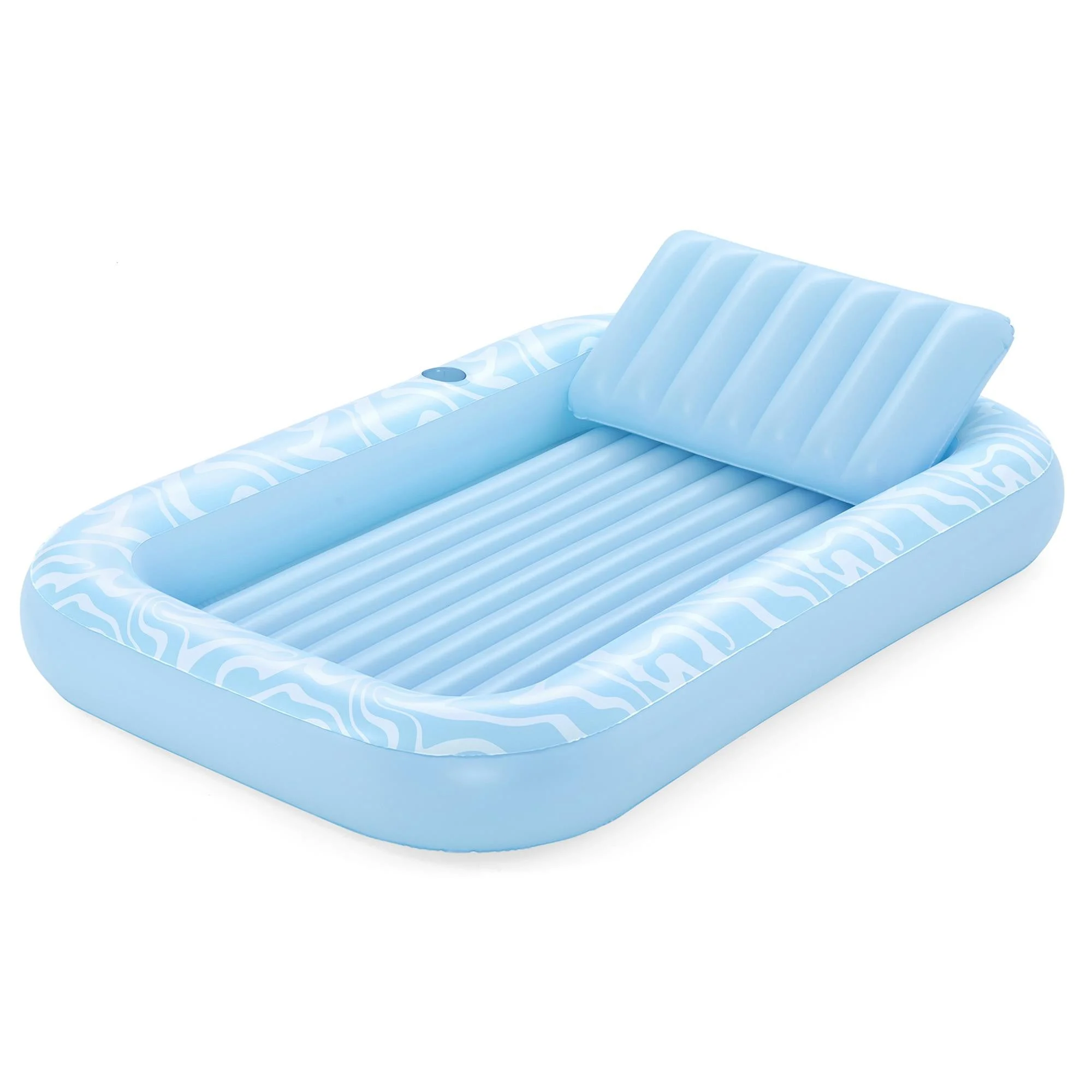 H2OGO! Sun-Kissed Tanning Lounge, 6'8" x 54" x 10" XL Inflatable Pool Float