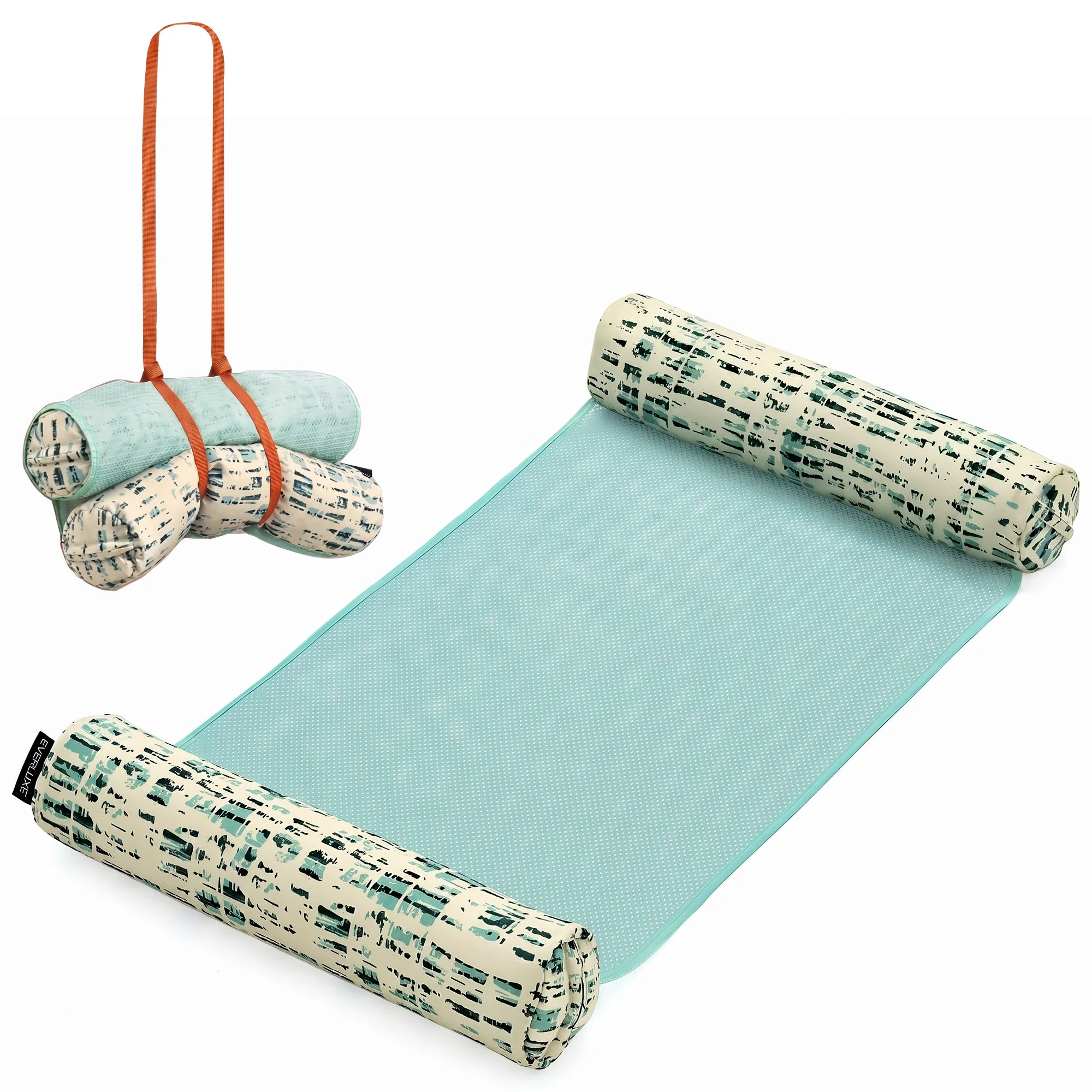 Bestway EVERLUXE Luxury Fabric-Covered Hammock Pool Lounge with Carry Strap
