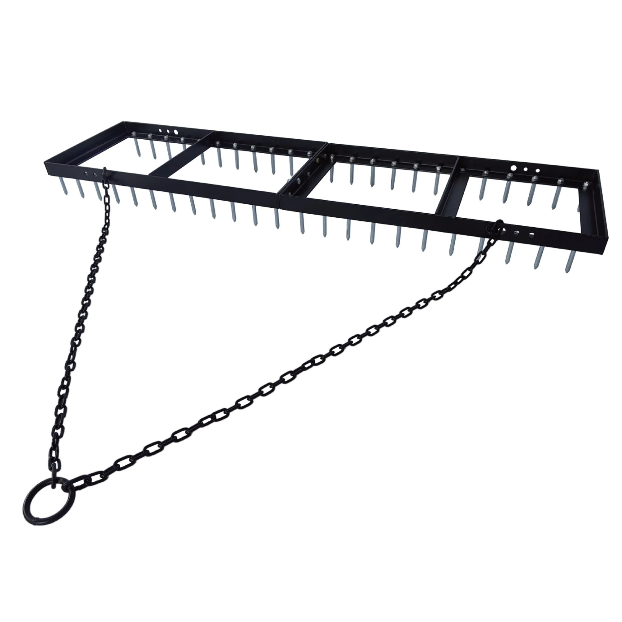 Yard Tuff Spike Drag, Tow Behind Lawn Field Leveling Attachment, 6 Ft Wide