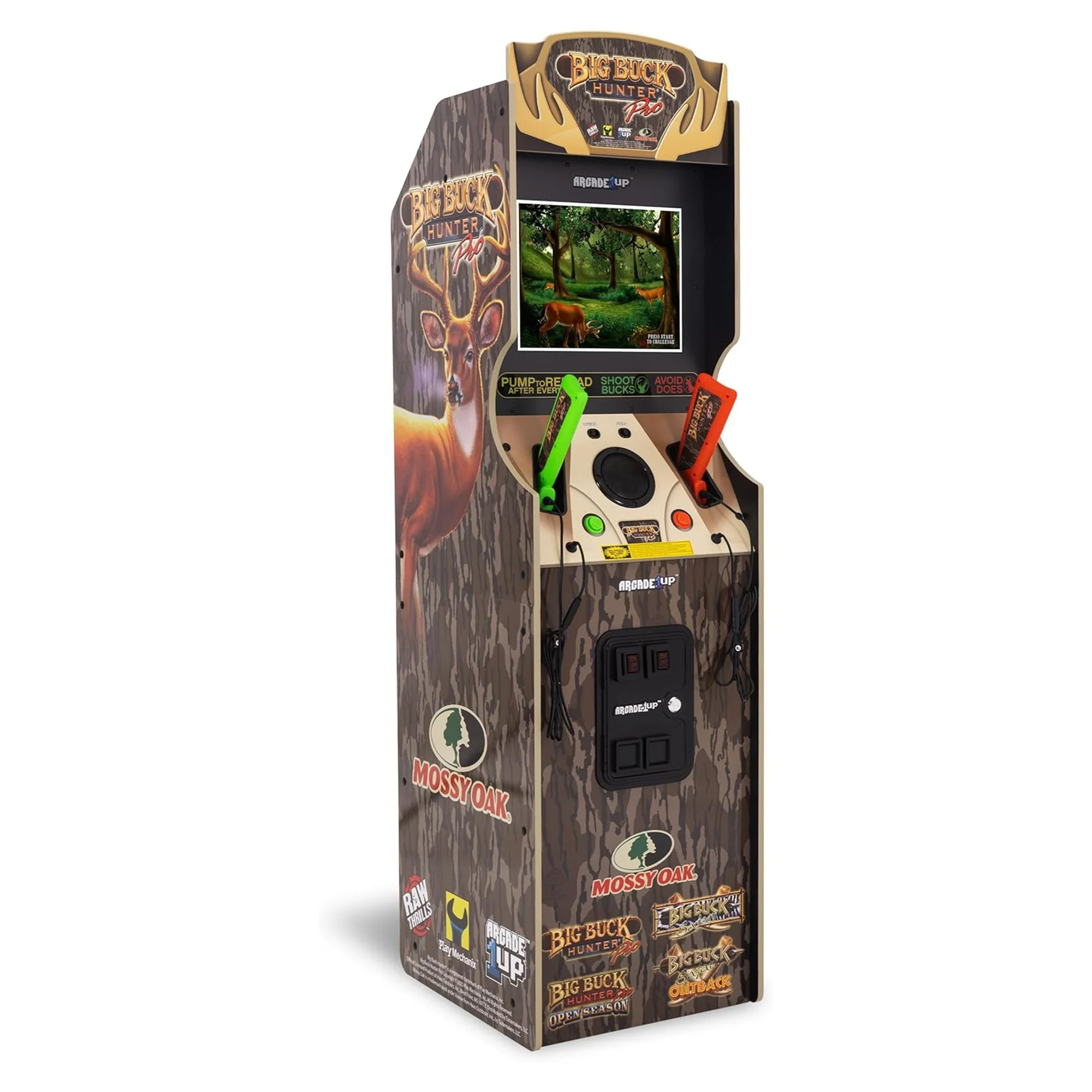 Big Buck Hunter Mossy Oak Deluxe Arcade Machine