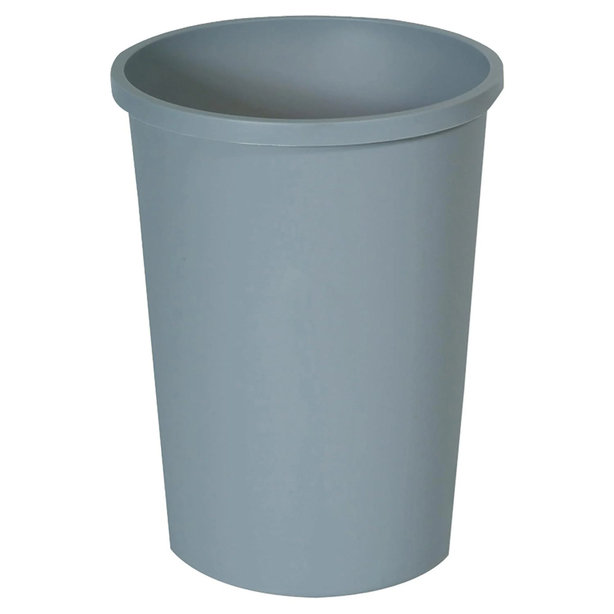 Rubbermaid Commercial Untouchable Trash Can, Plastic Waste Bin, 11 Gal, Gray