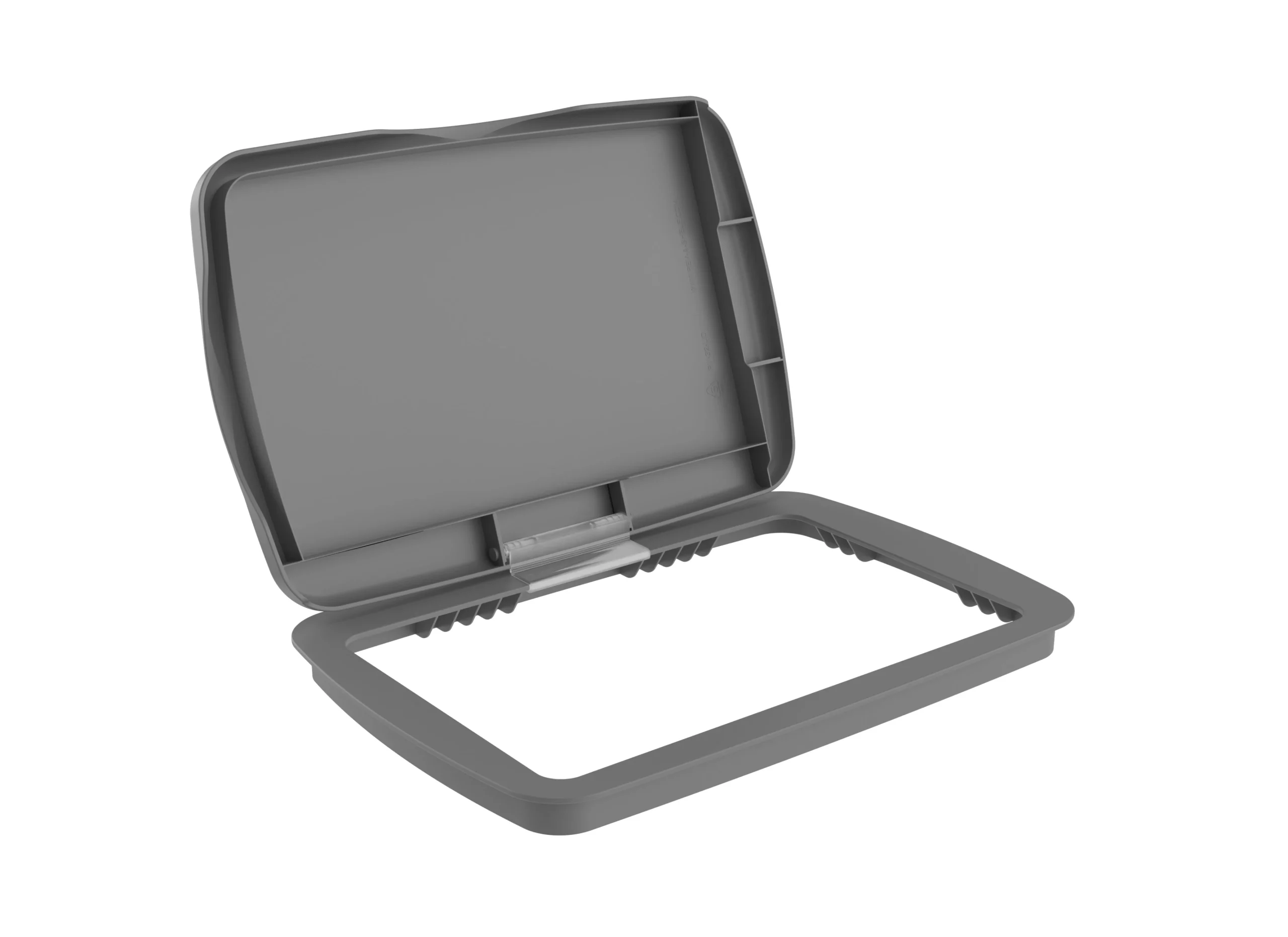 Rev-A-Shelf 32 qt. Trash Can Replacement Lid, Gray (Lid Only), RV-32-LID-14-1-40