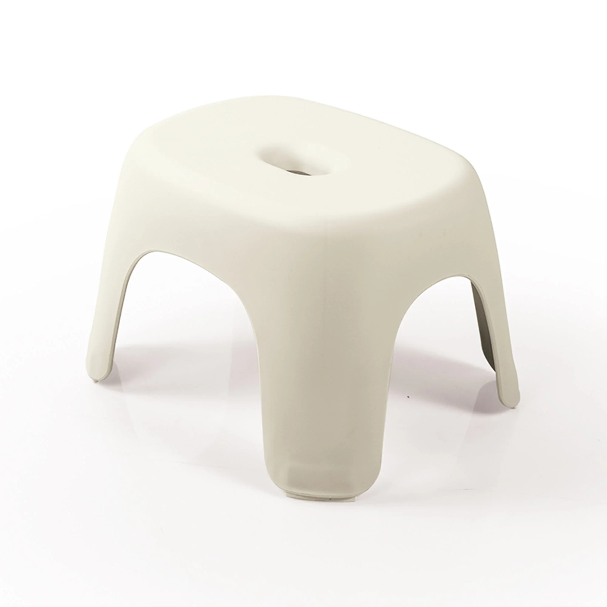 Dolu Nuve Kids Non-Slip Step Stool Toddler Helper for Bathroom, Relax Beige